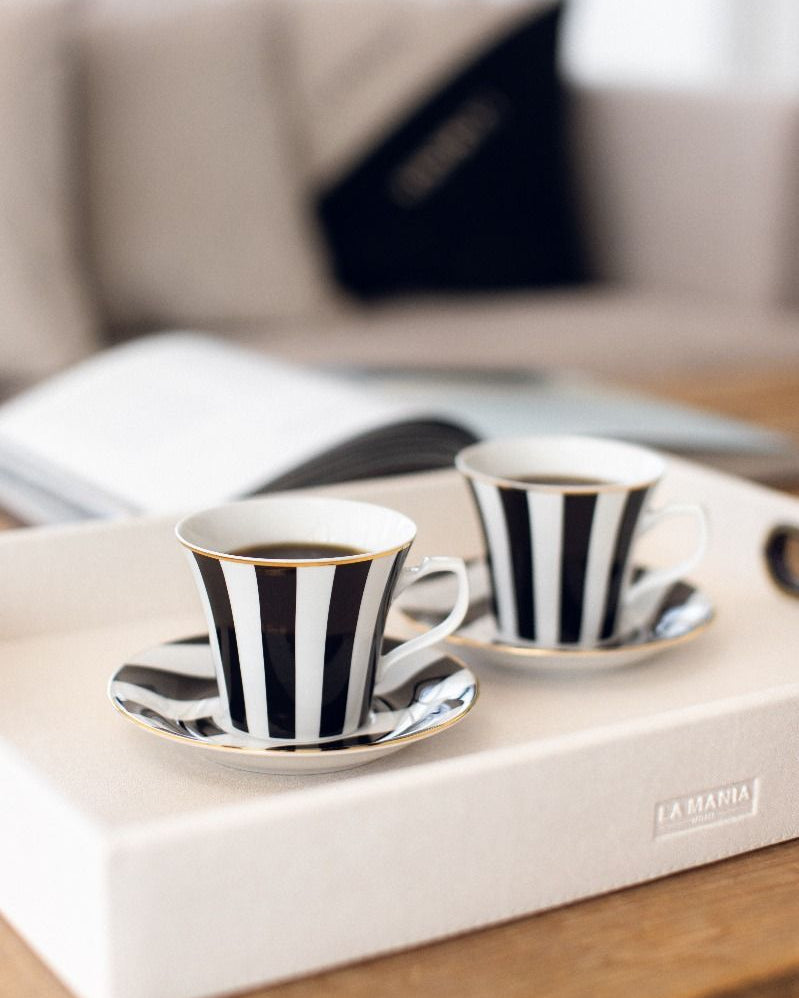 [Test] Stripes Black Cup