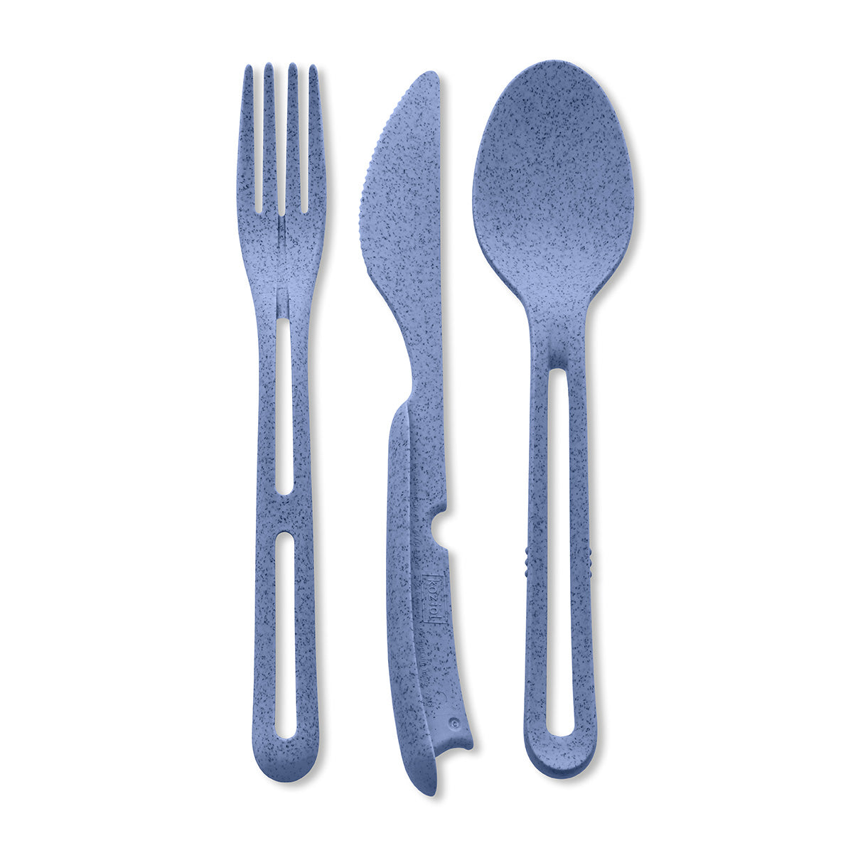 Sztućce Organic blue kpl. 3 szt.