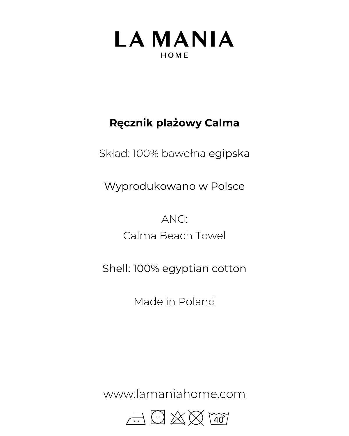 Ręcznik plażowy Calma