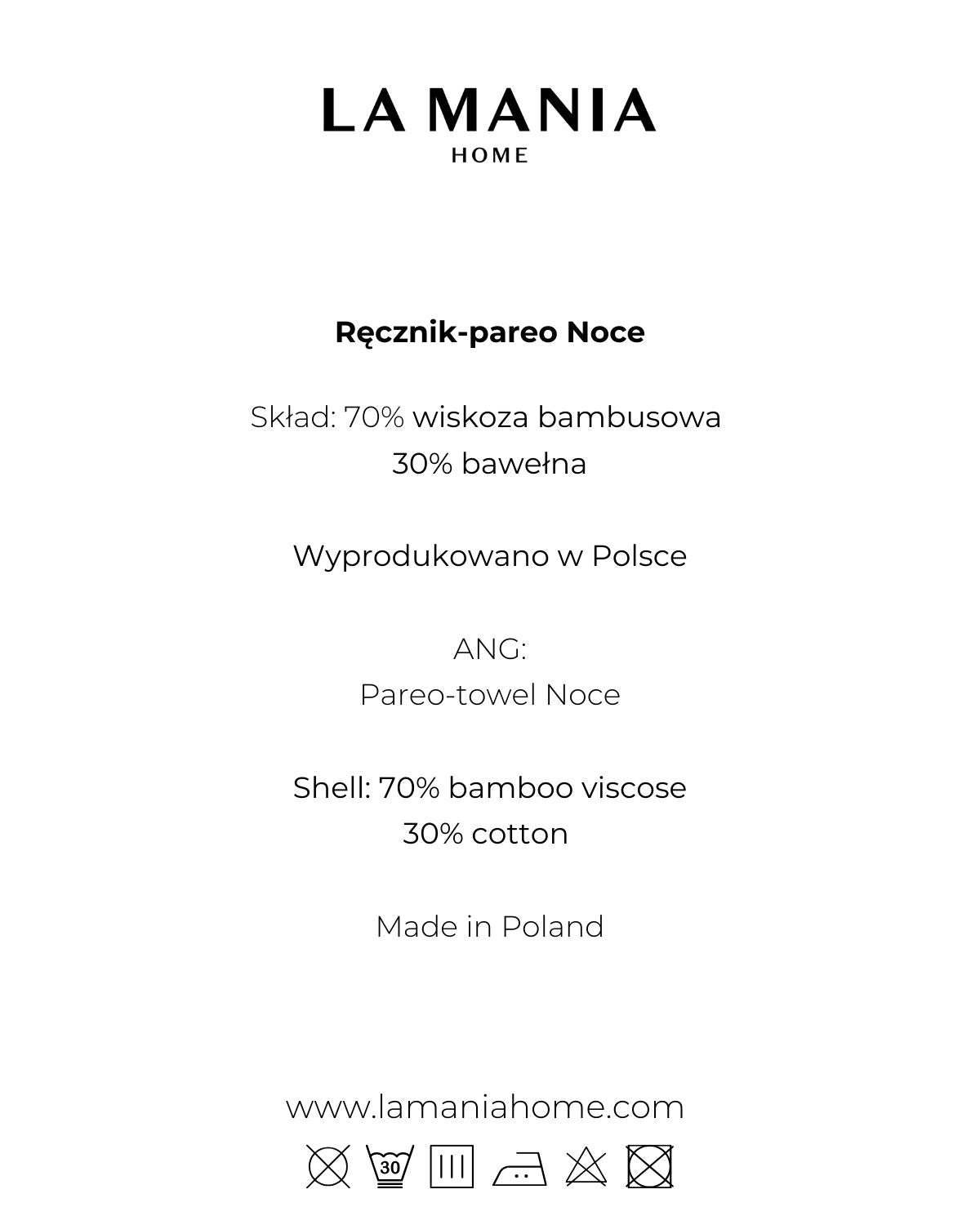 Ręcznik - pareo Noce