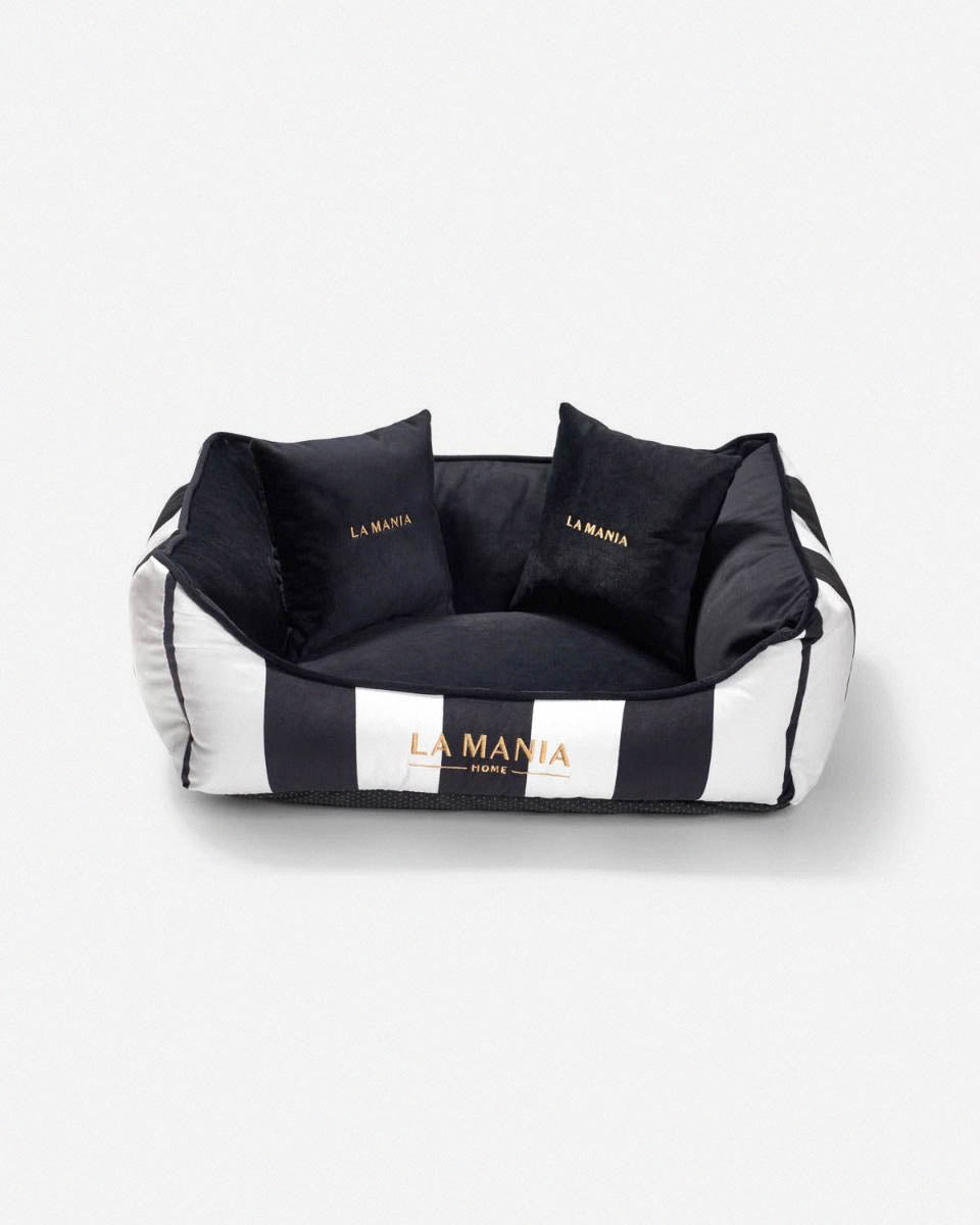 Legowisko dla psa Stripes Black S