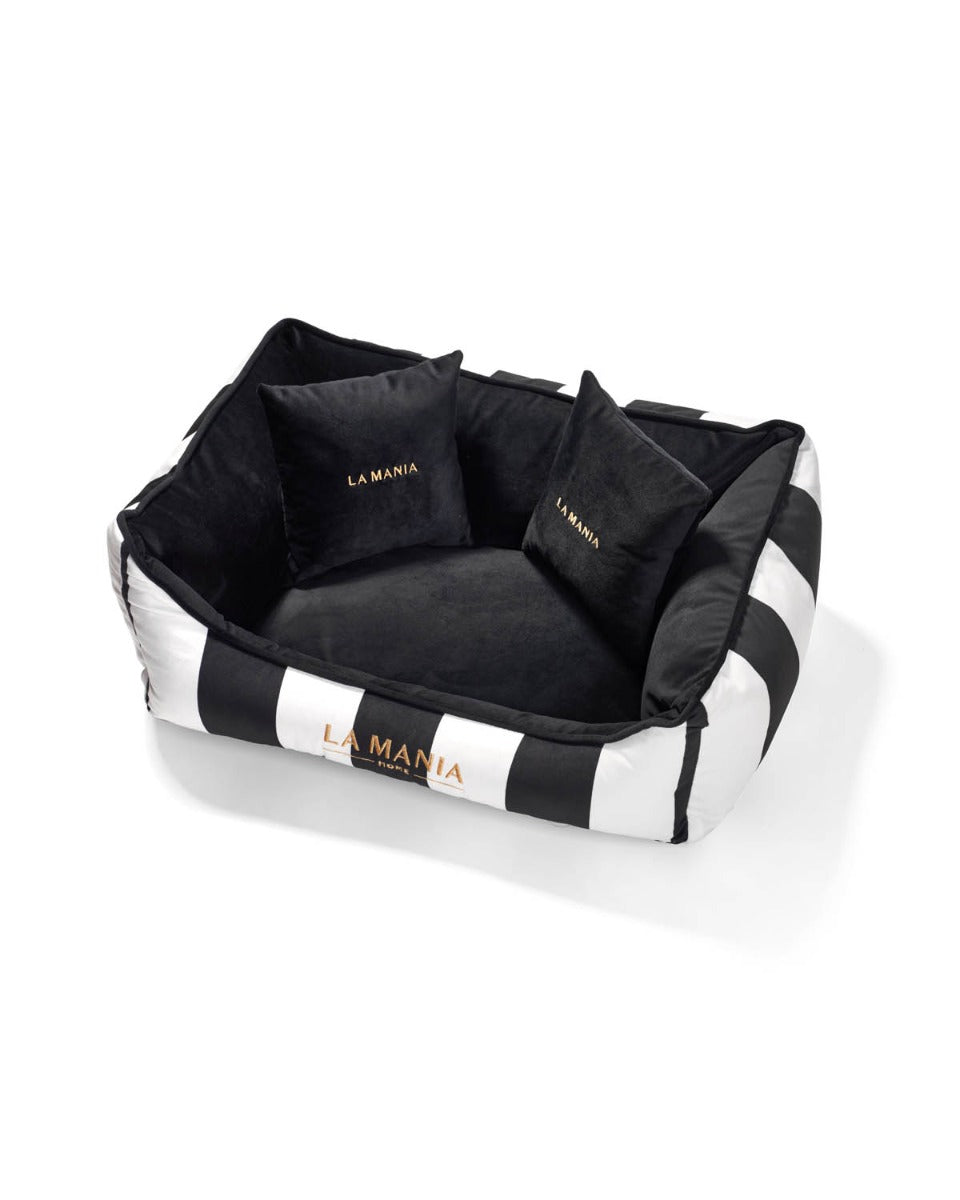 Legowisko dla psa Stripes Black S