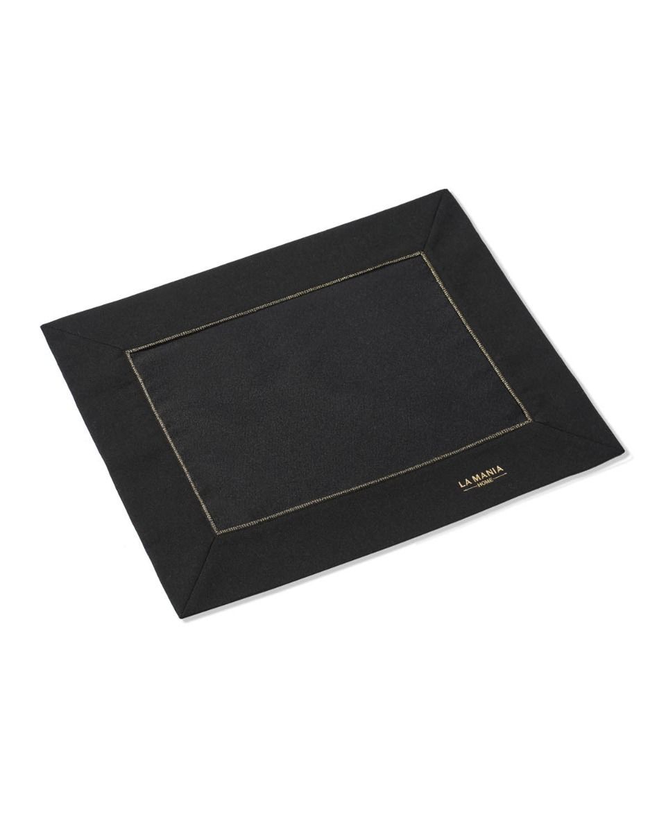 Bauhaus Black & Gold II placemat