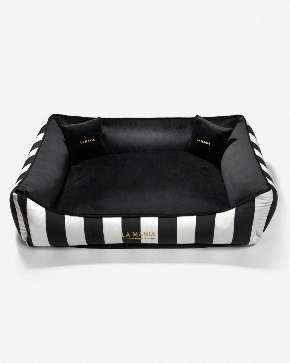 Legowisko dla psa Stripes Black L
