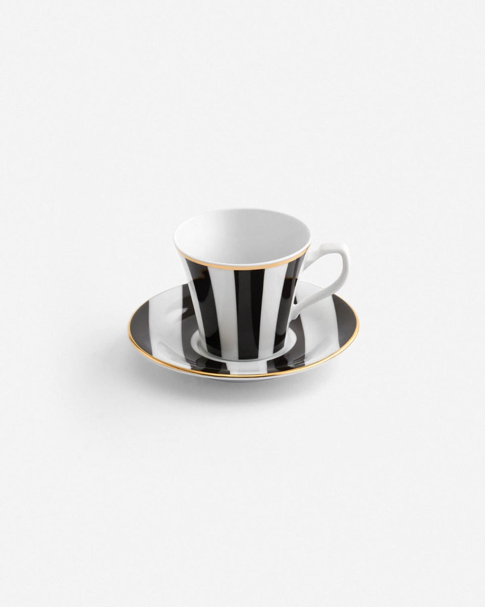 Filiżanka do espresso Stripes black
