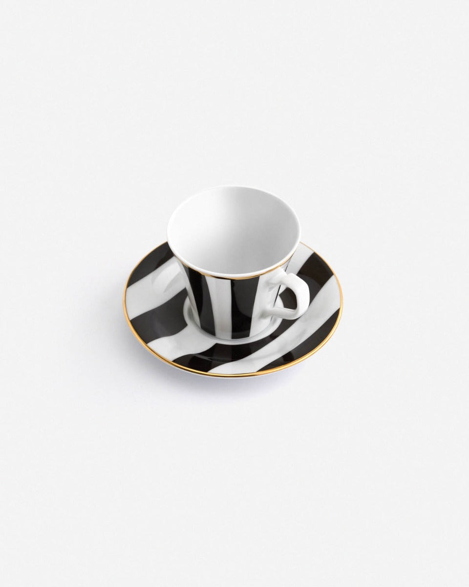 Filiżanka do espresso Stripes black