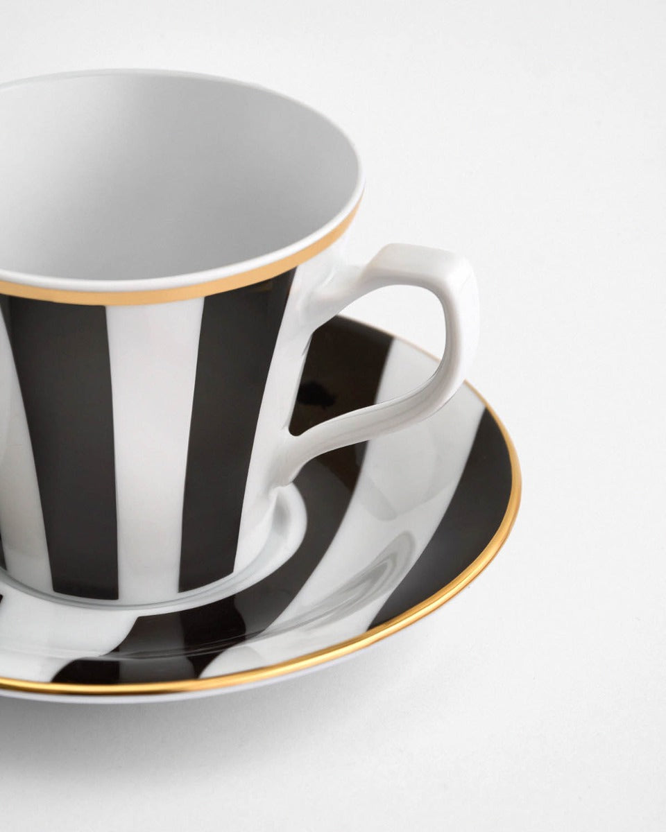 Filiżanka do espresso Stripes black