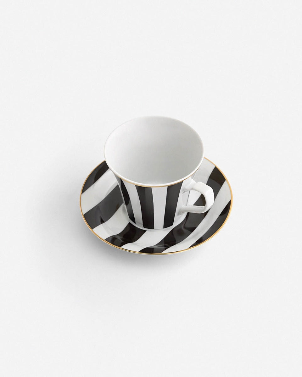 Filiżanka  Stripes Black