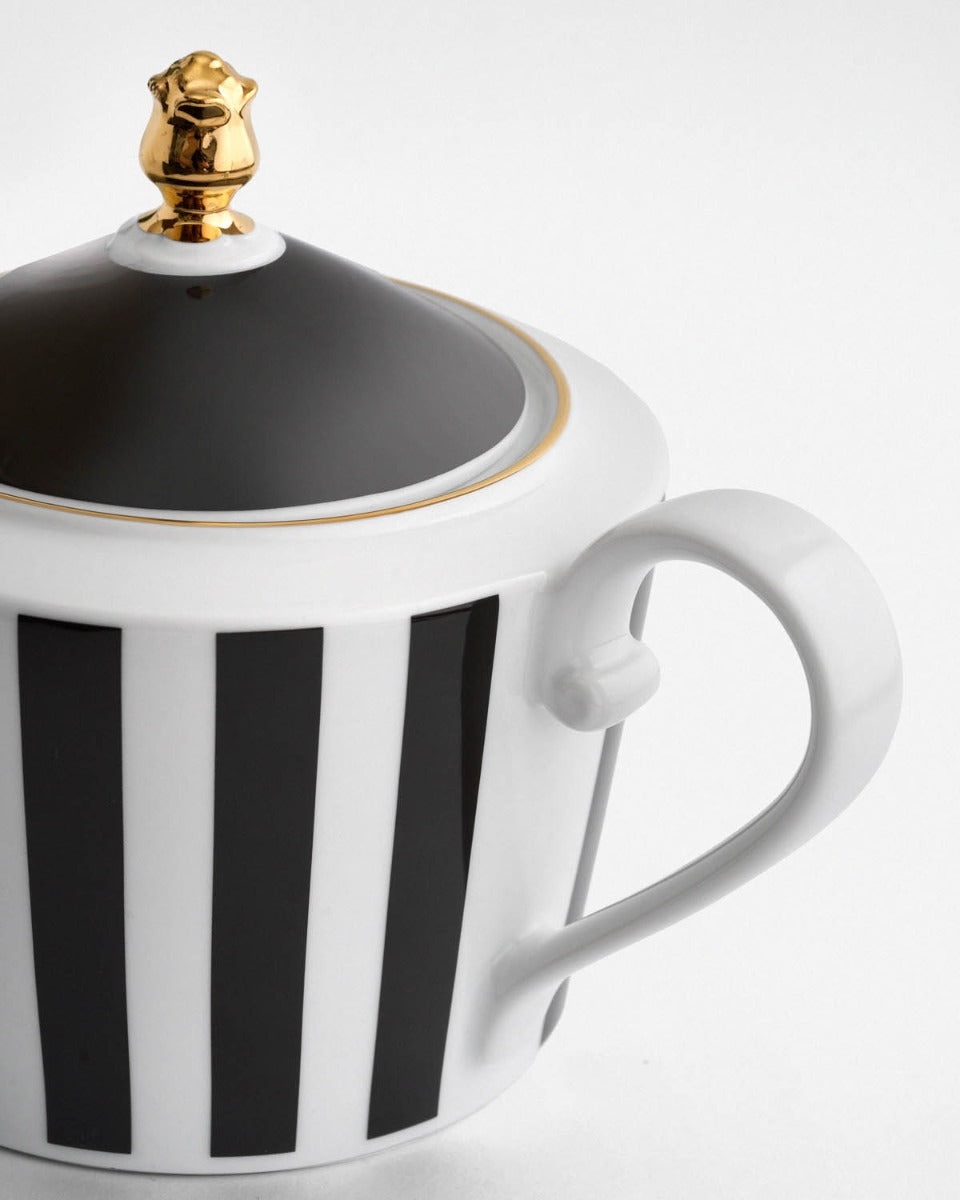 Dzbanek Stripes Black