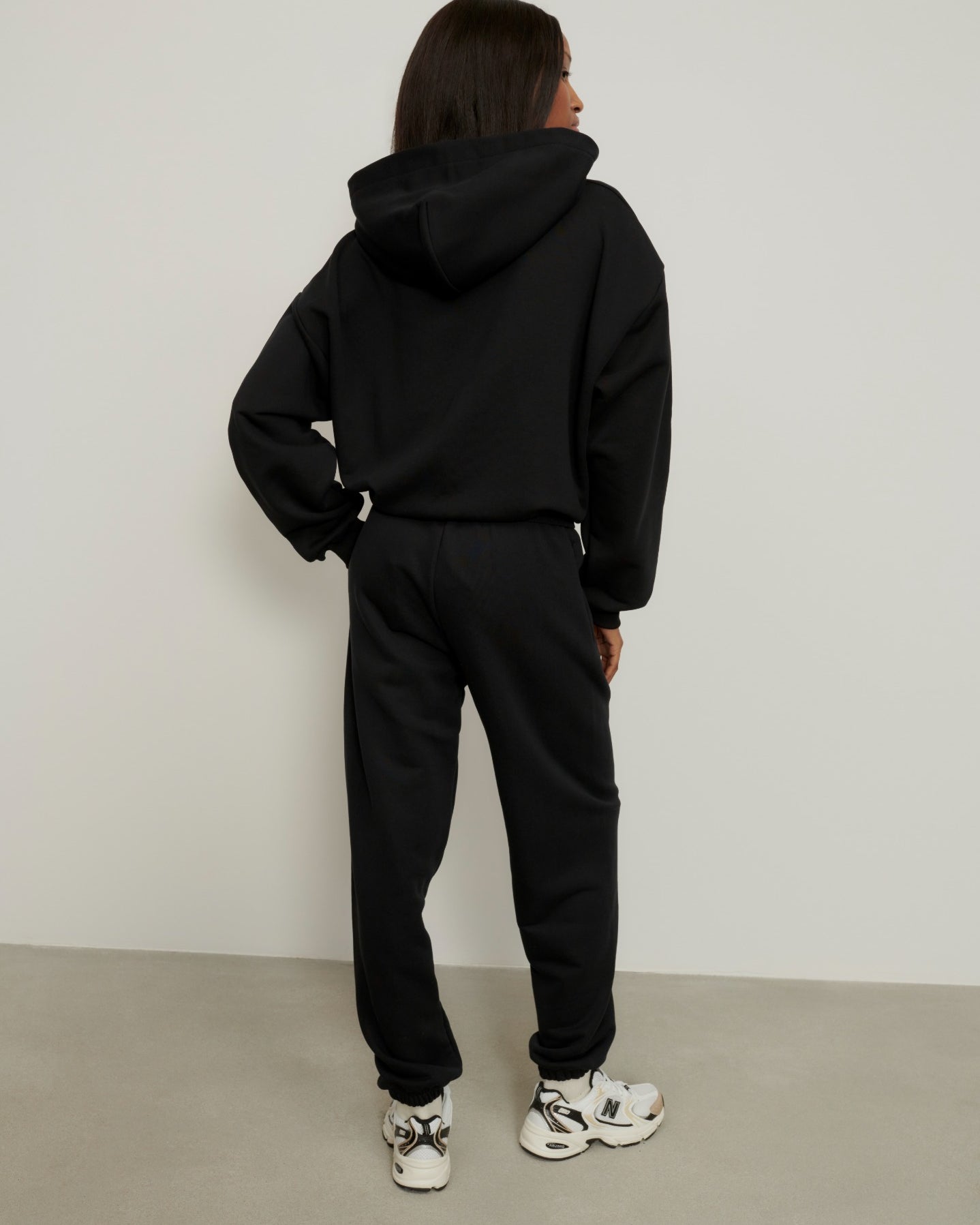 BLUZA Z KAPTUREM TWIN BLACK