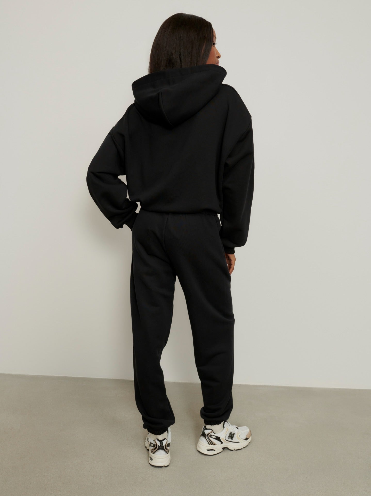 BLUZA Z KAPTUREM TWIN BLACK
