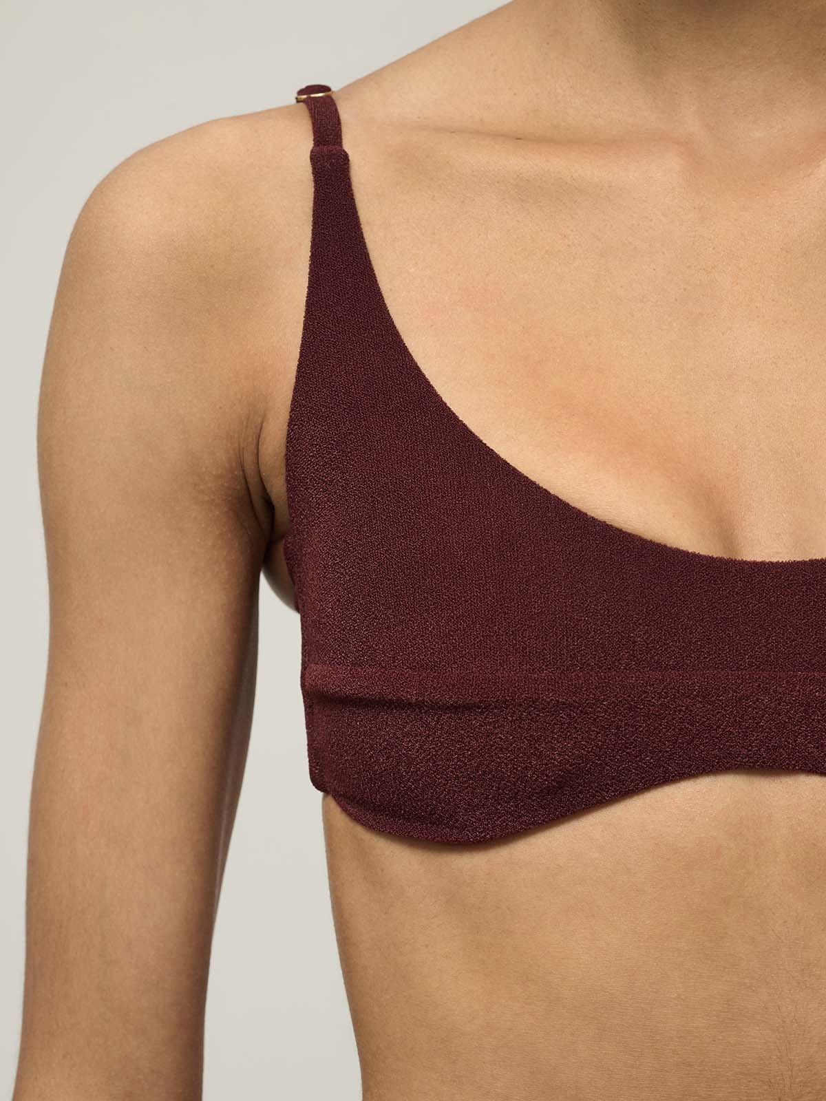 GÓRA OD BIKINI AURORA BURGUNDY