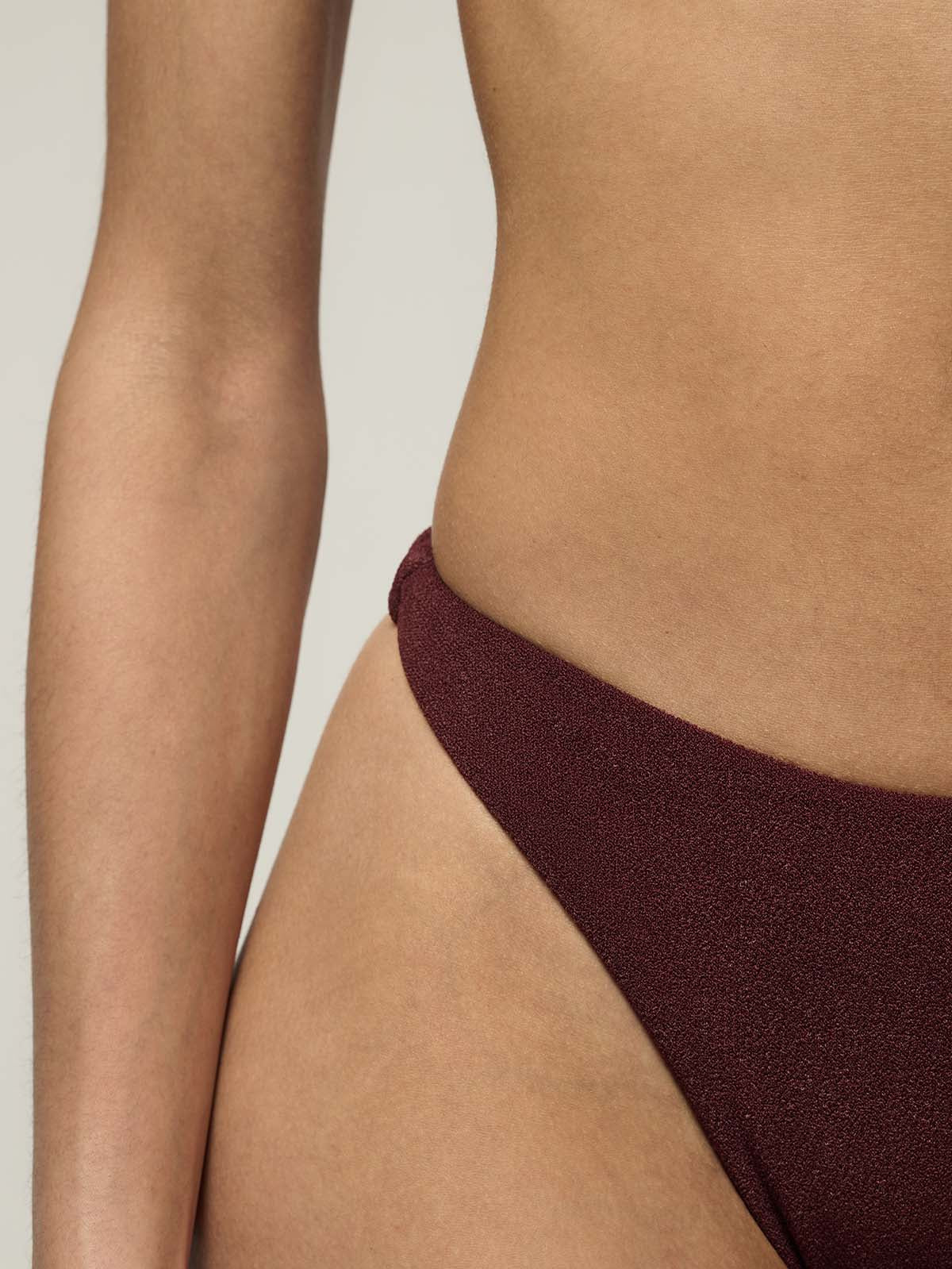 DÓŁ OD BIKINI LUCIA BURGUNDY