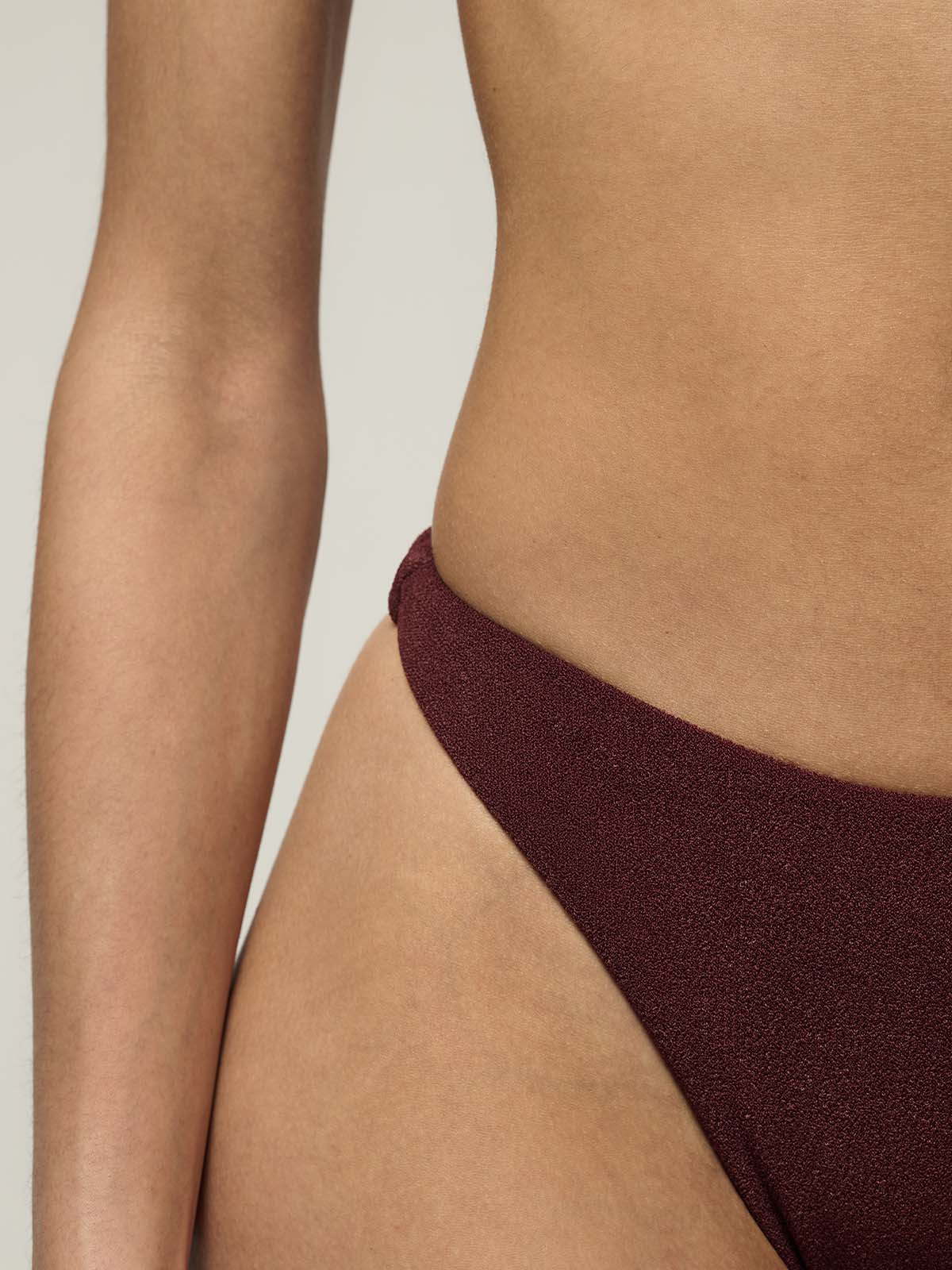 DÓŁ OD BIKINI LUCIA BURGUNDY
