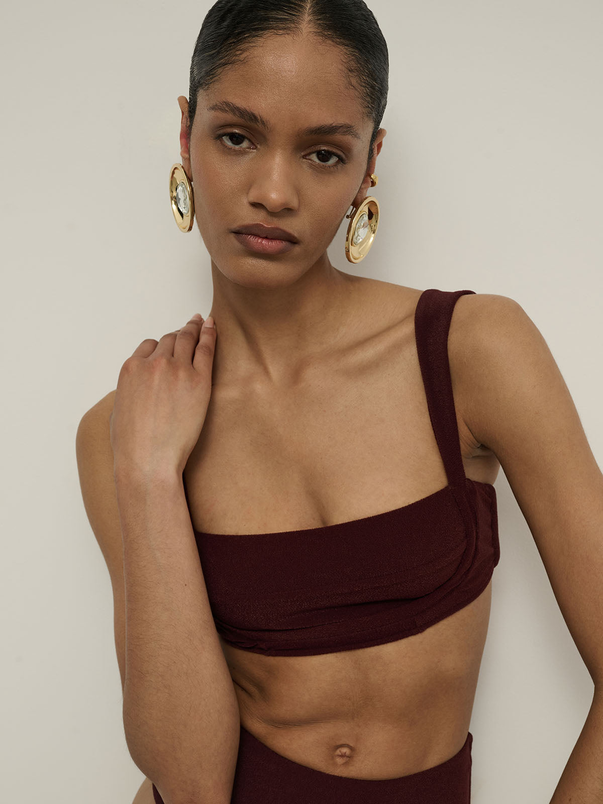 GÓRA OD BIKINI VALENTINA BURGUNDY