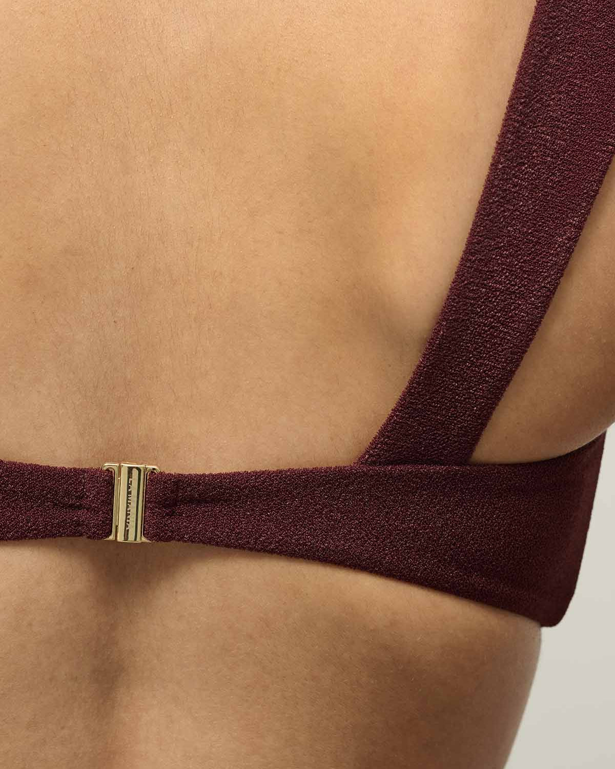 GÓRA OD BIKINI VALENTINA BURGUNDY