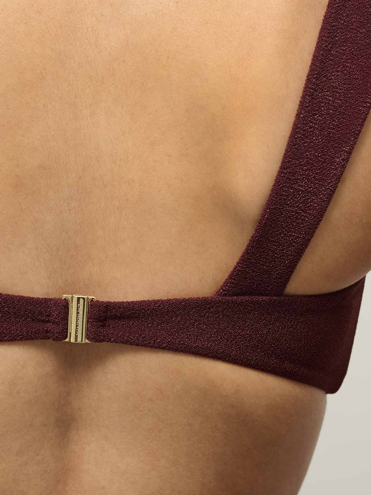 GÓRA OD BIKINI VALENTINA BURGUNDY