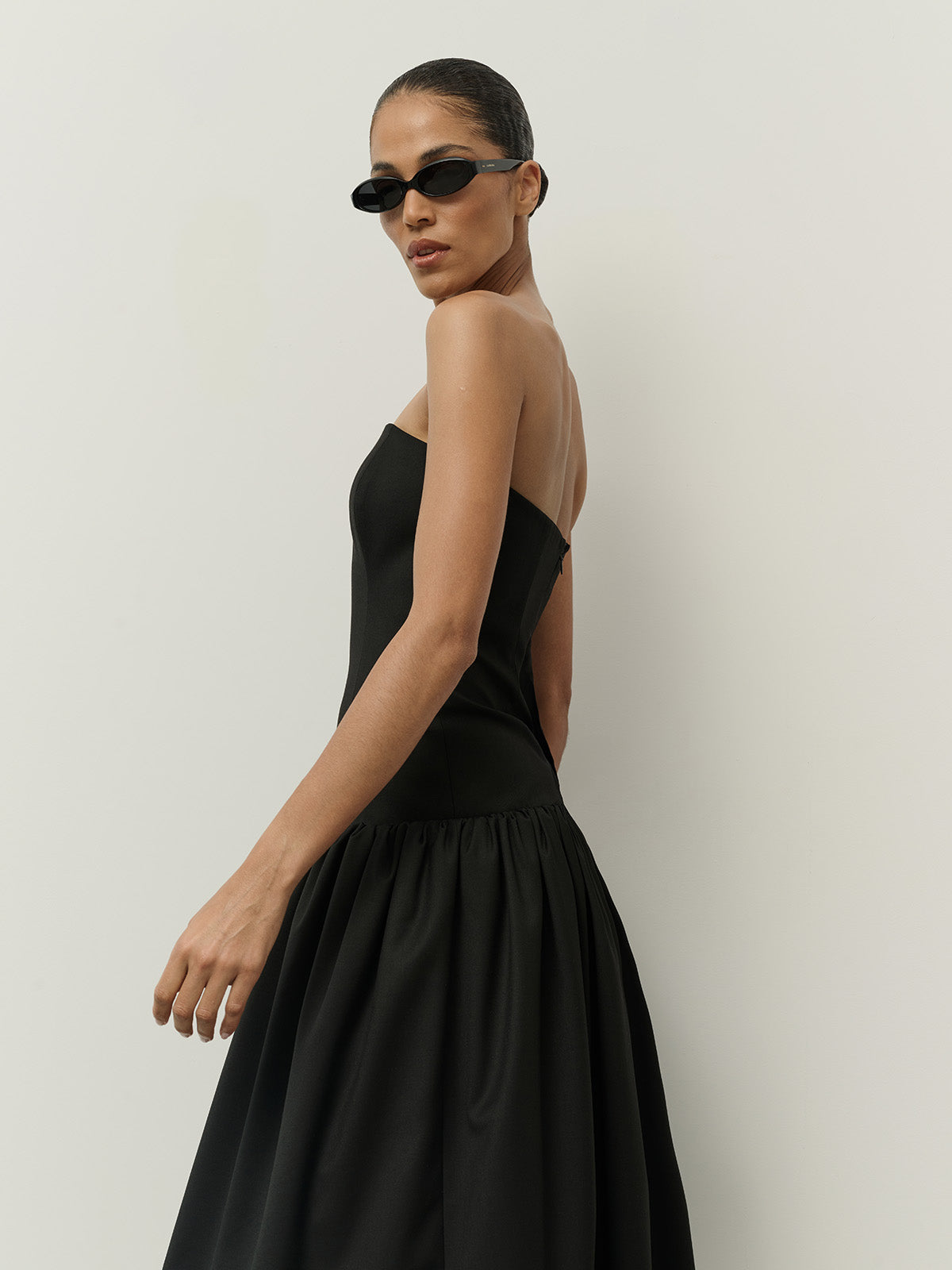SUKIENKA MIDI GRAZIE BLACK