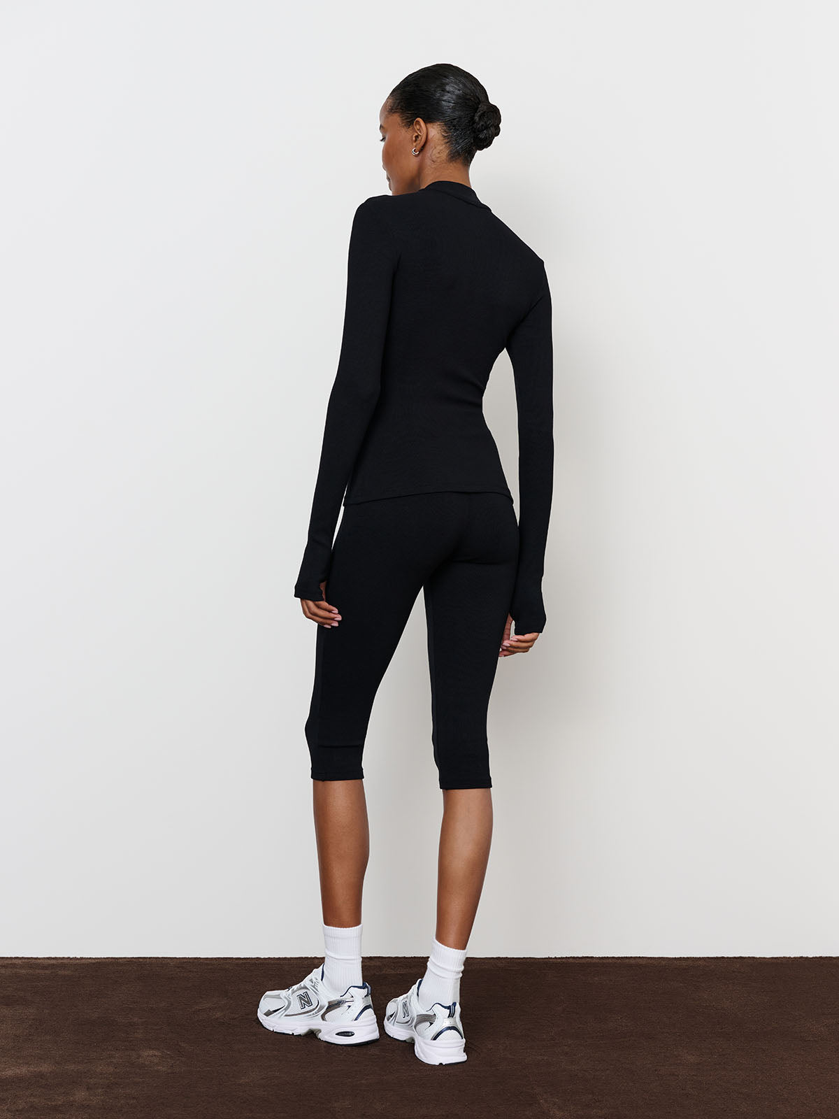 KRÓTKIE LEGGINSY LAUREN BLACK