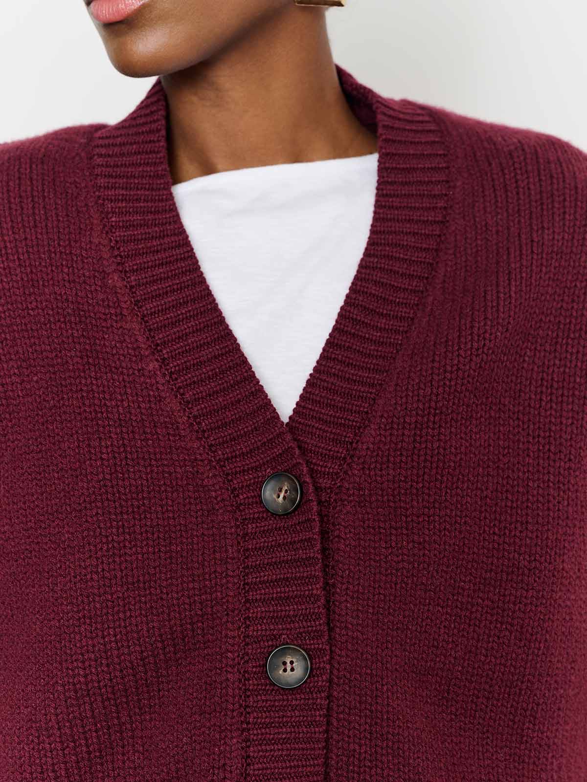 KARDIGAN MARI BURGUNDY