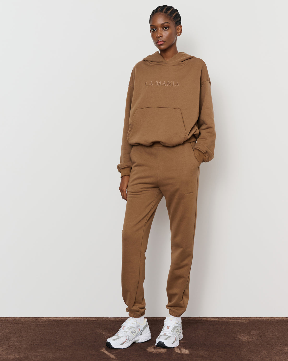 BLUZA Z KAPTUREM BROOK BROWN