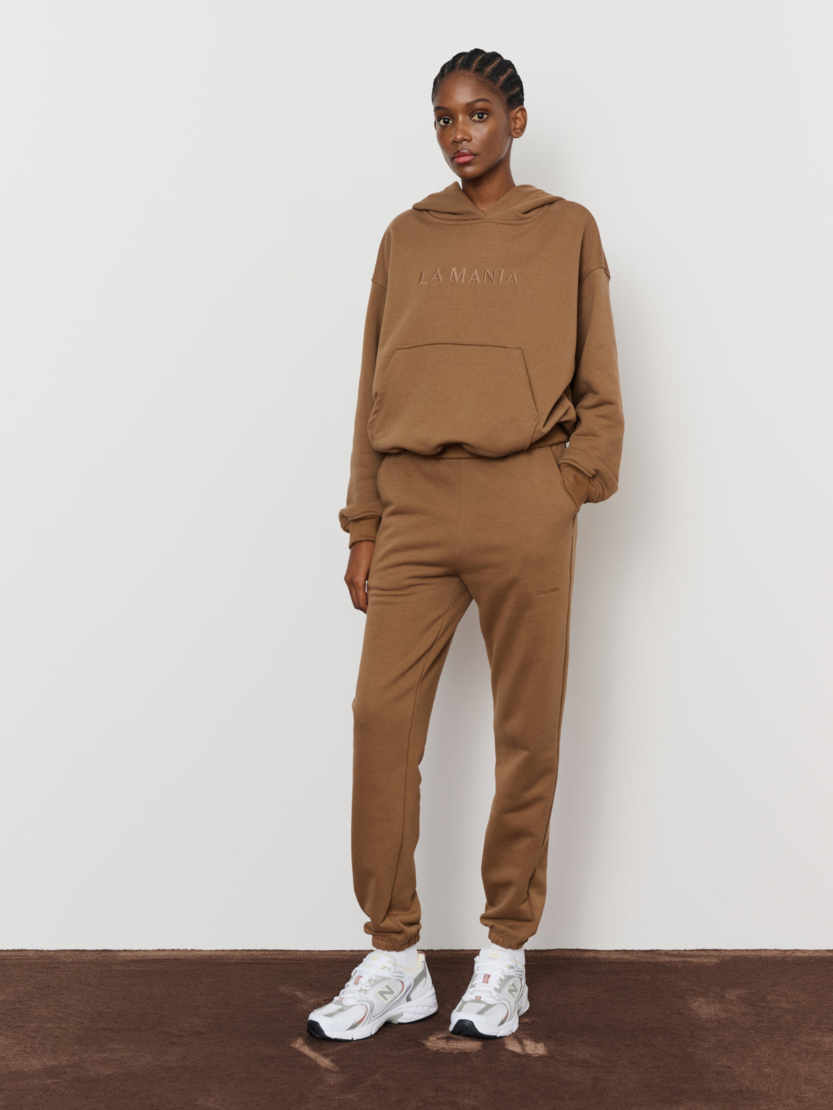 BLUZA Z KAPTUREM BROOK BROWN