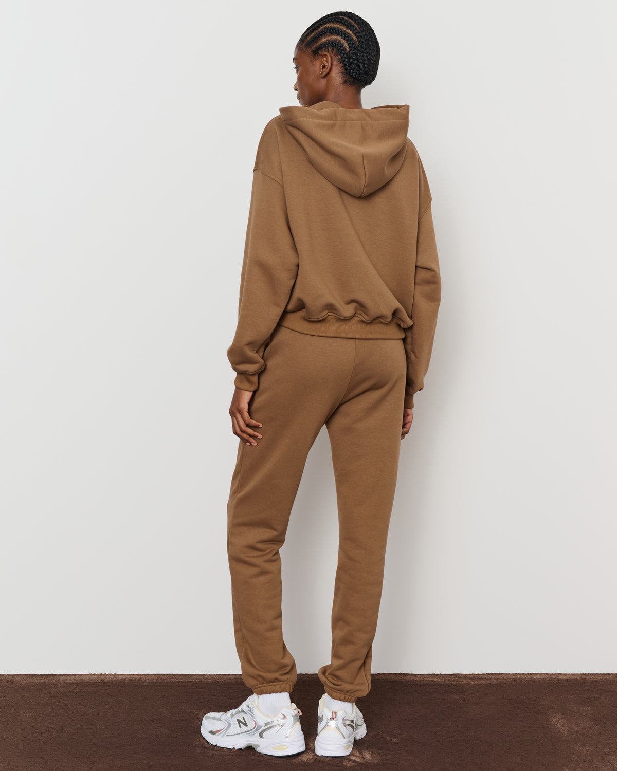 BLUZA Z KAPTUREM BROOK BROWN