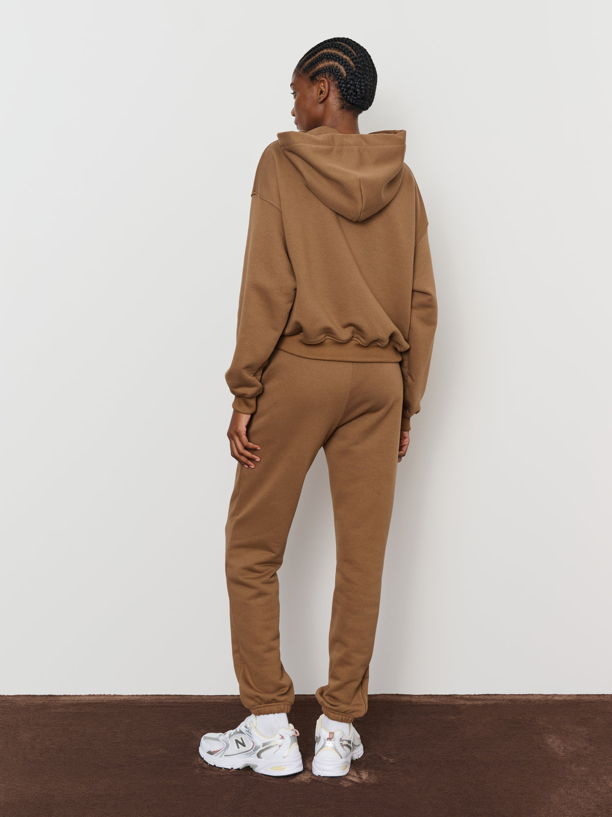 BLUZA Z KAPTUREM BROOK BROWN