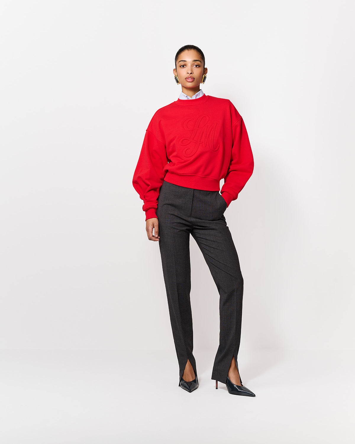 BLUZA CREMA ELECTRIC RED