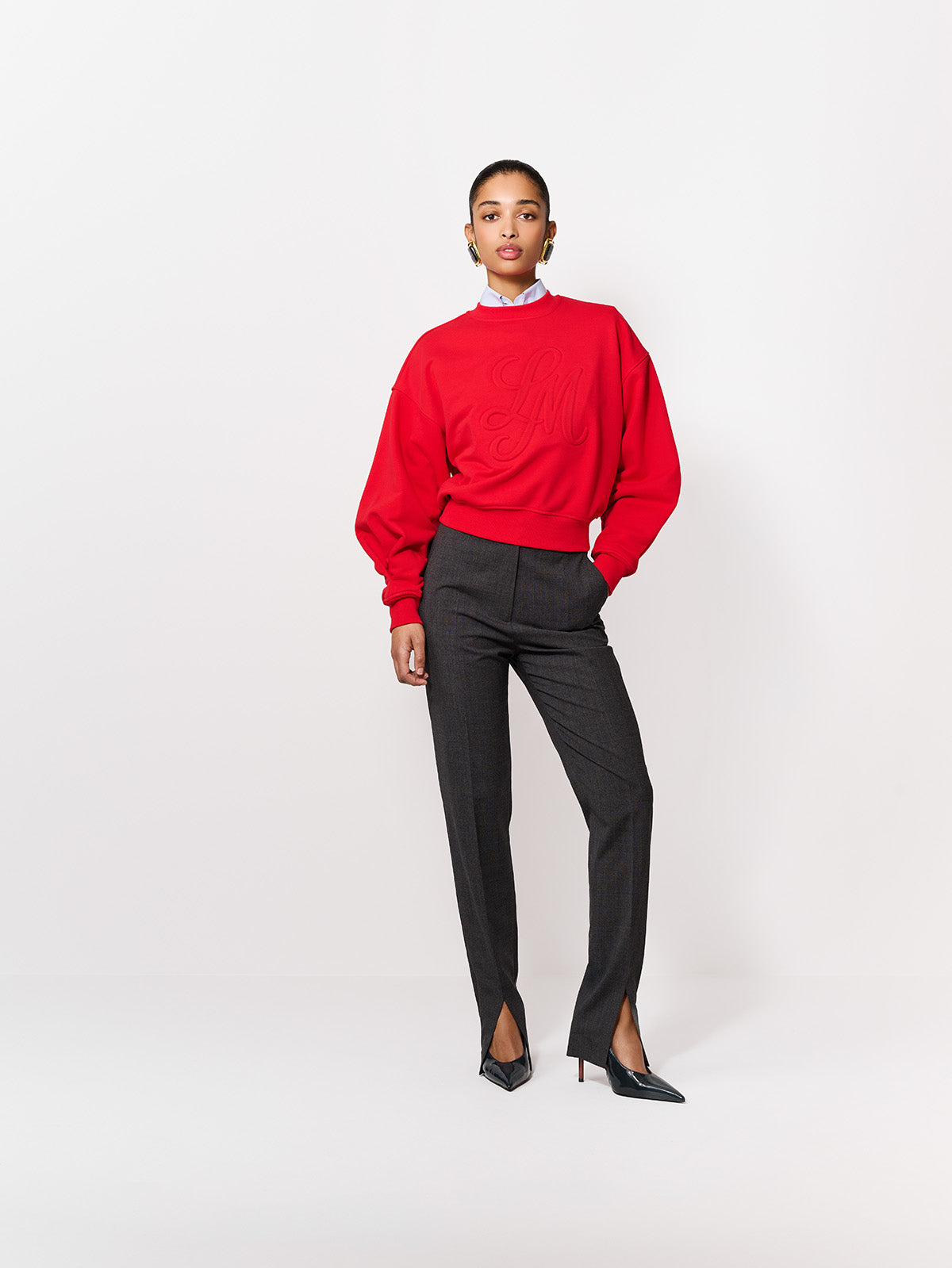 BLUZA CREMA ELECTRIC RED