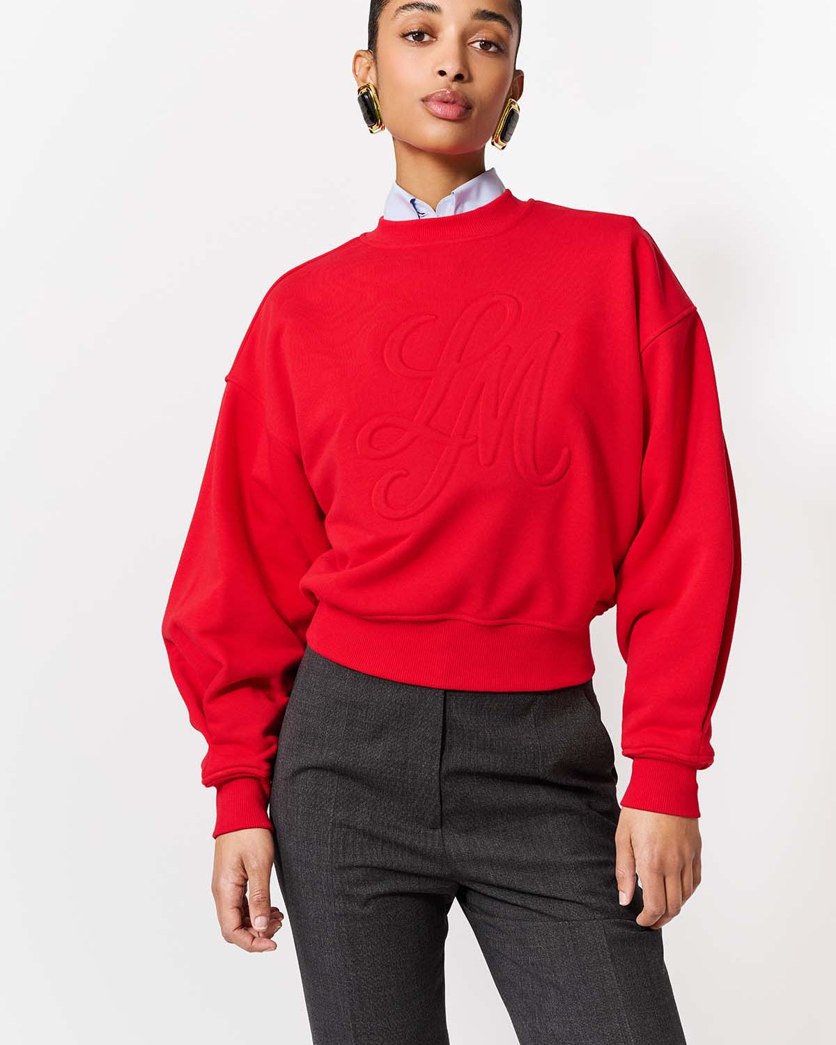 BLUZA CREMA ELECTRIC RED