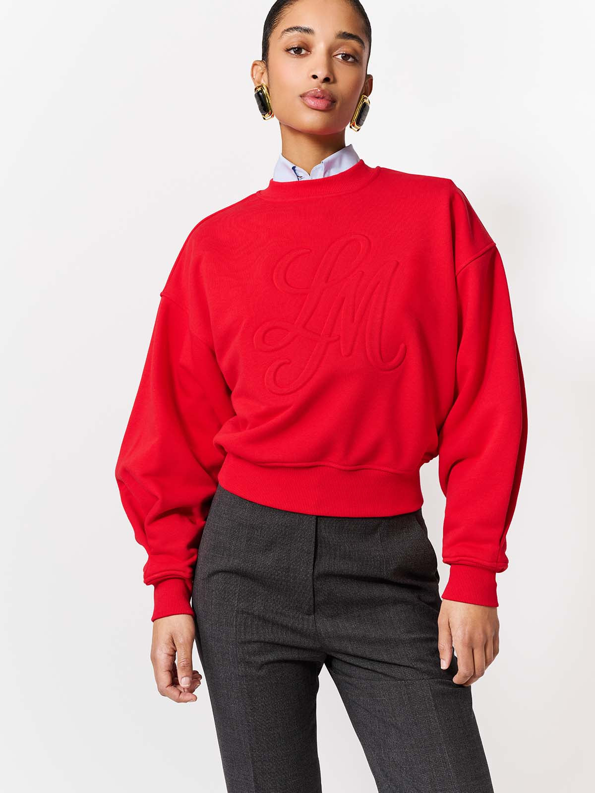 BLUZA CREMA ELECTRIC RED