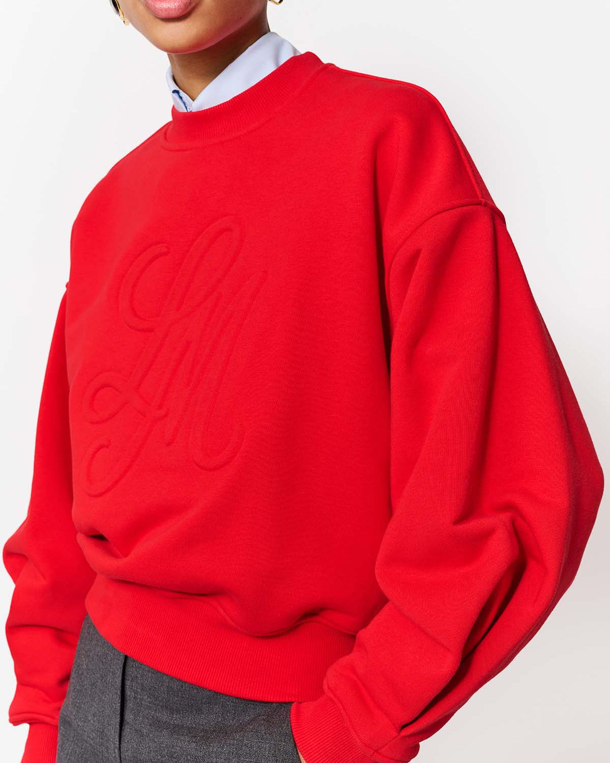 BLUZA CREMA ELECTRIC RED