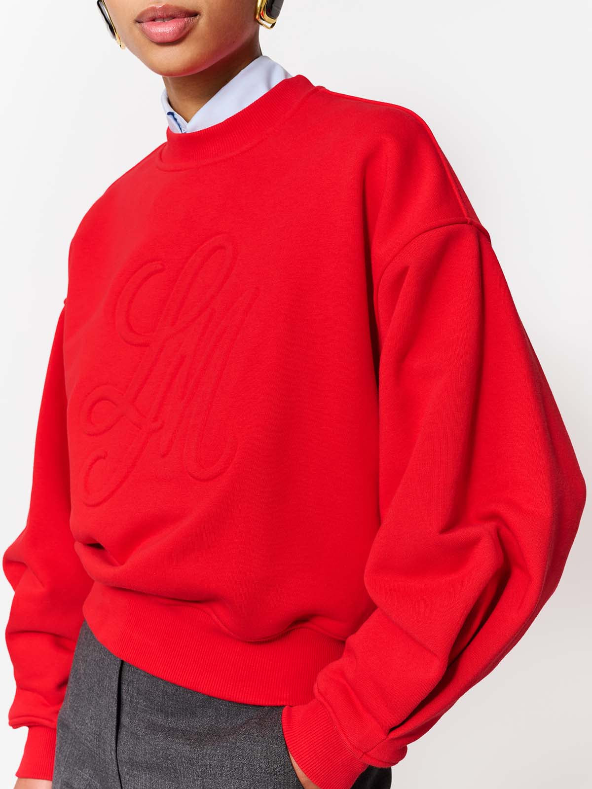 BLUZA CREMA ELECTRIC RED