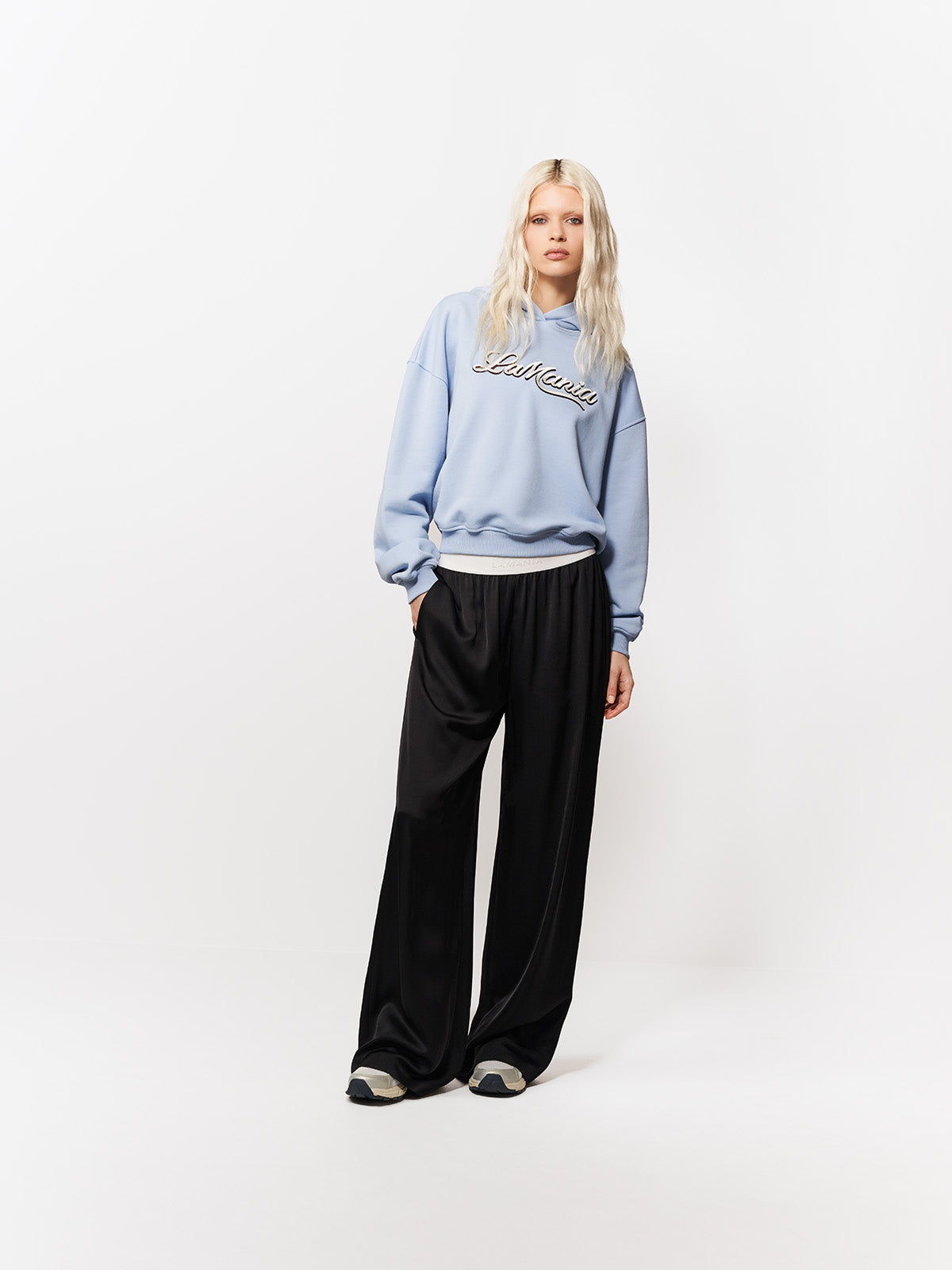 BLUZA Z KAPTUREM LUMA PEARL BLUE