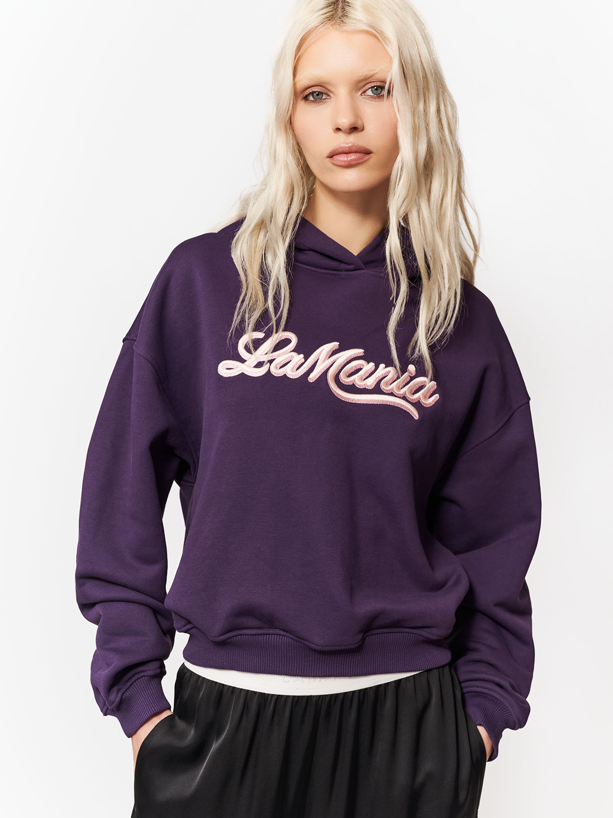 BLUZA Z KAPTUREM LUMA MIDNIGHT PURPLE