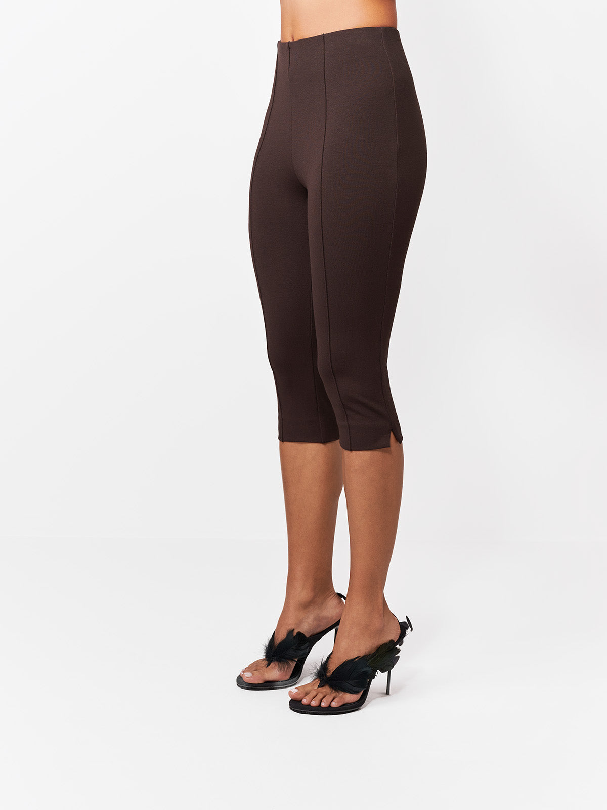 LEGGINSY ZIG DARK CHOCOLATE