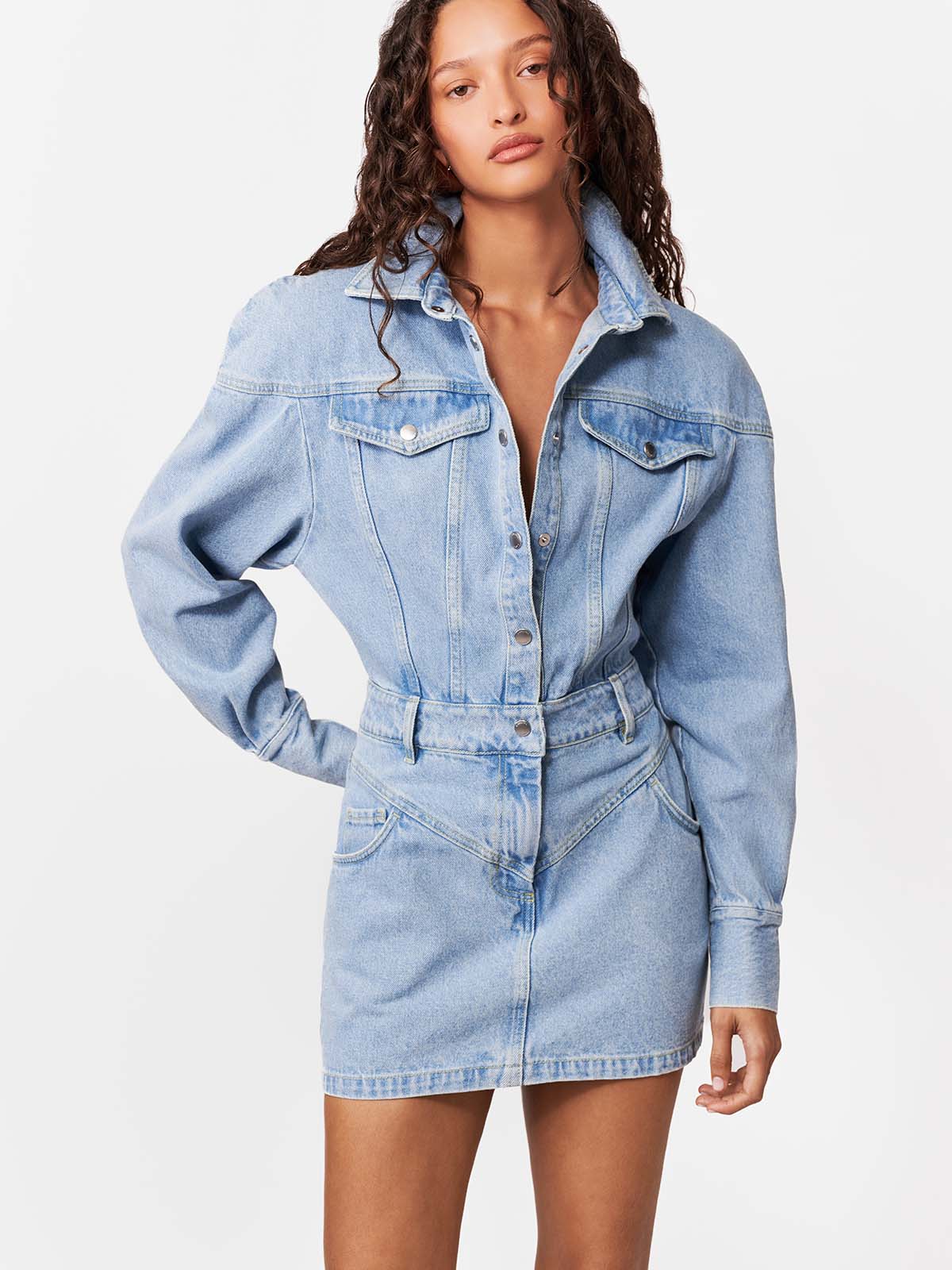 SUKIENKA JEANSOWA AVERY CLASSIC BLUE
