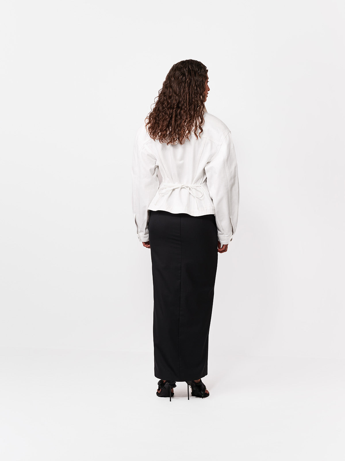 KURTKA JEANSOWA HAIM OFF WHITE