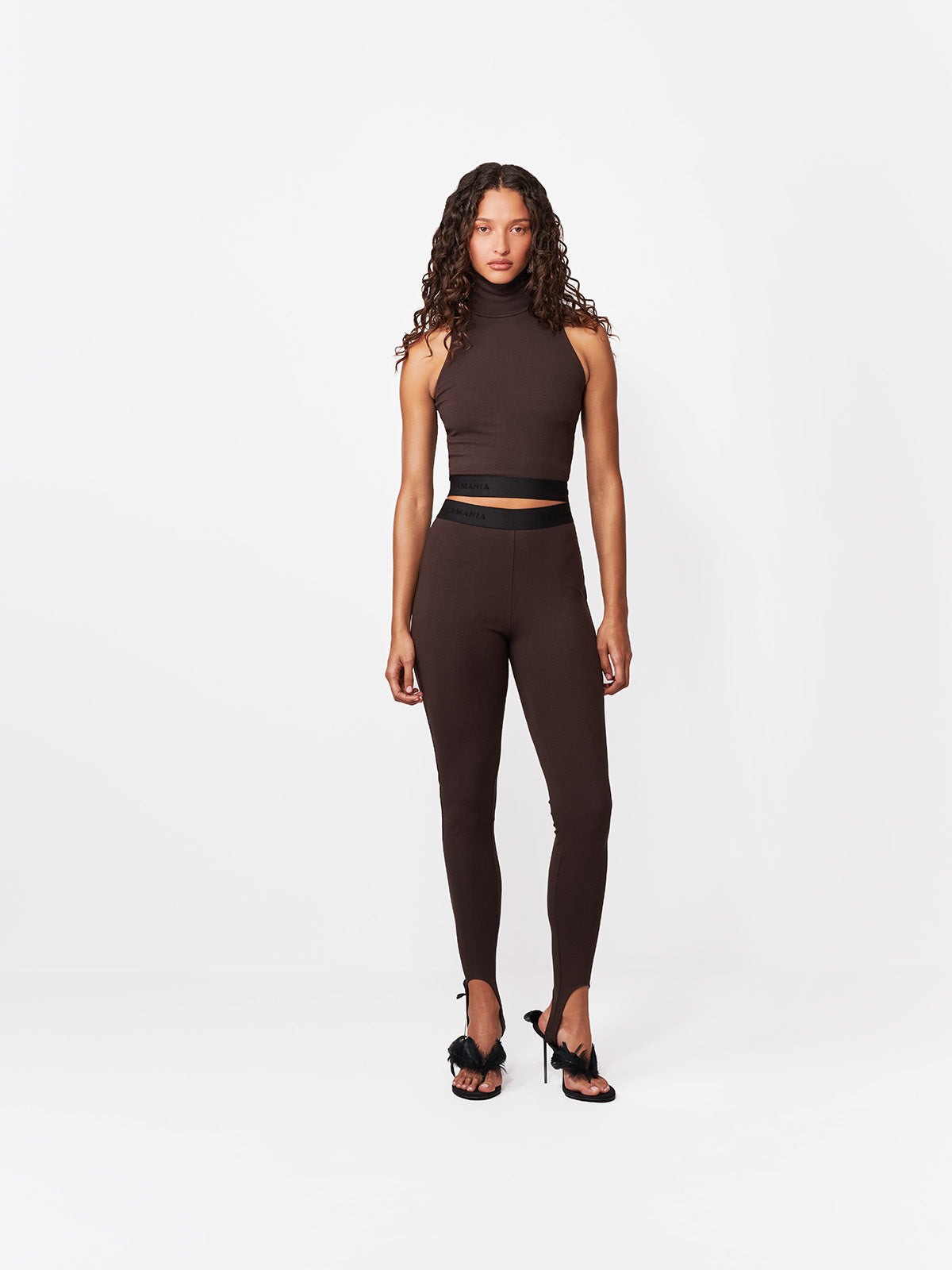 LEGGINSY LYORA DARK CHOCOLATE