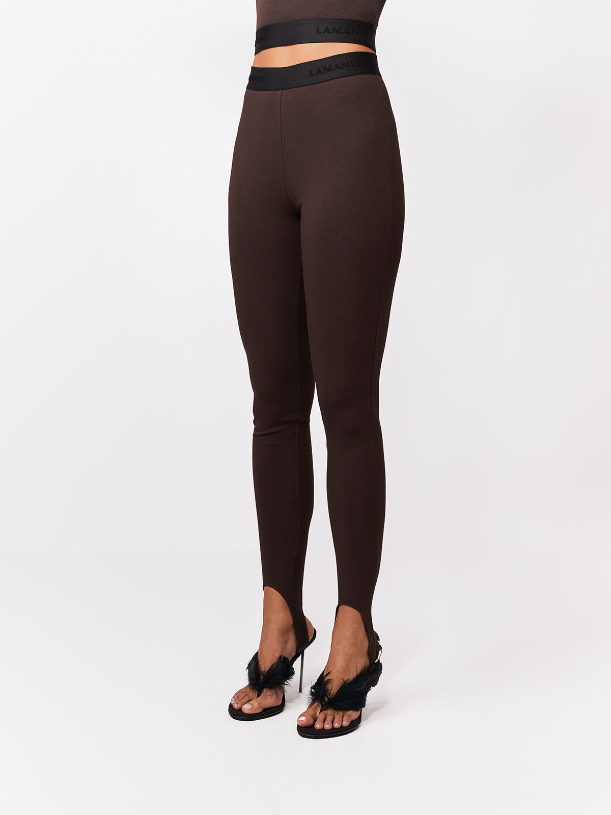 LEGGINSY LYORA DARK CHOCOLATE