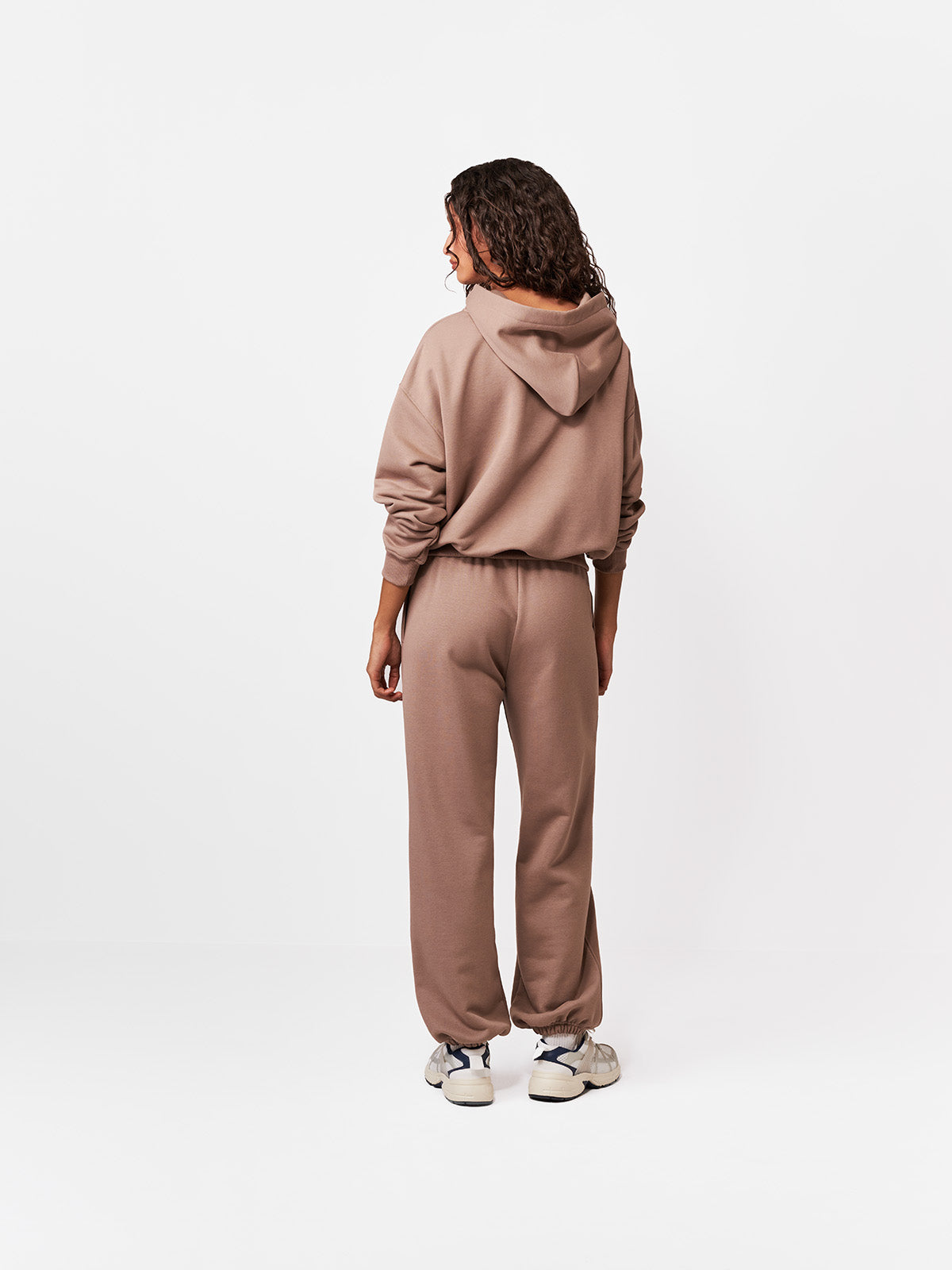 BLUZA Z KAPTUREM BROOK TAUPE