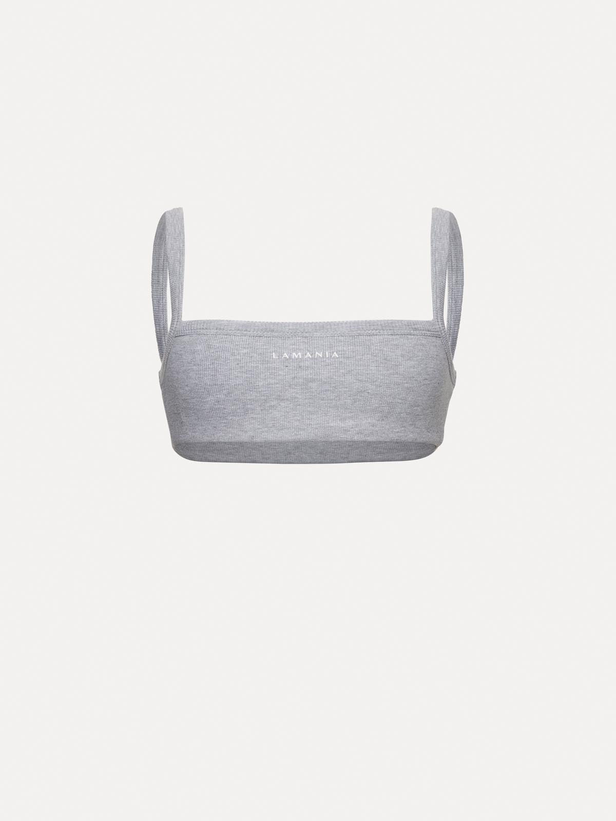 TOP NERI GREY MELANGE