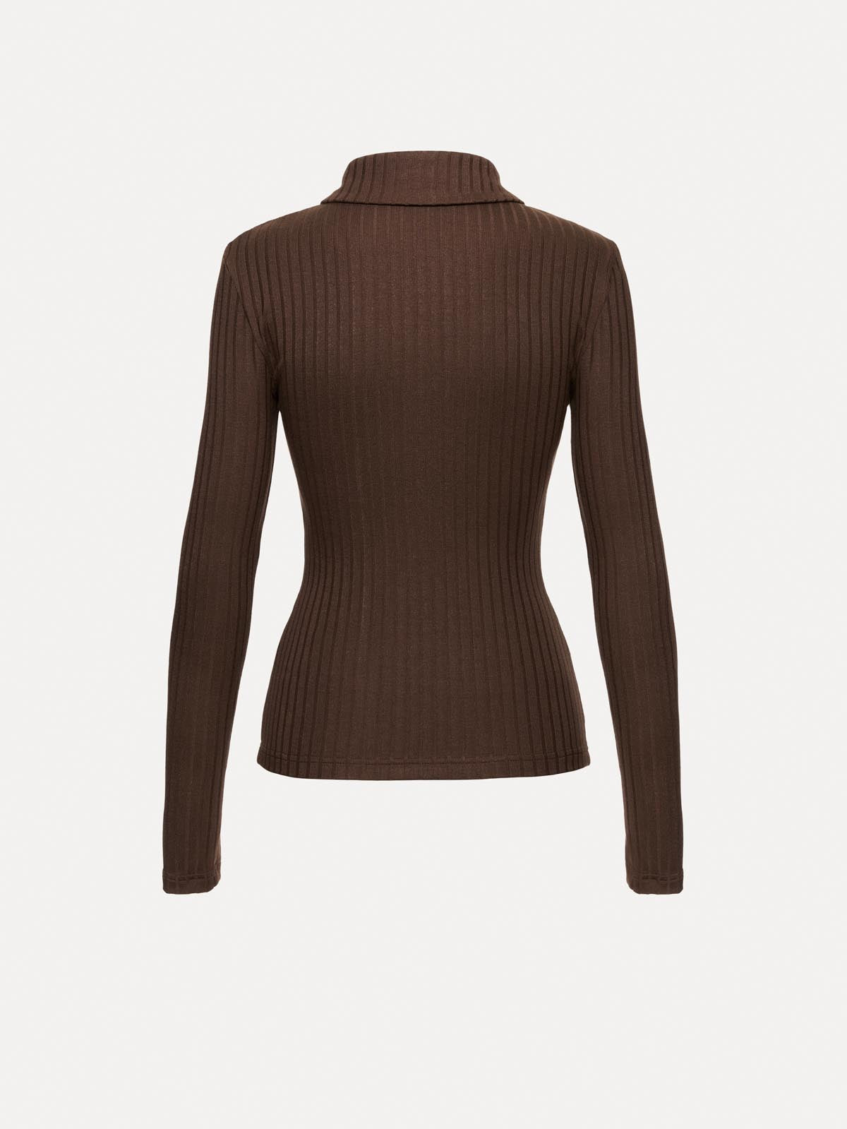 BLUZKA POLO LESLEE DARK CHOCOLATE