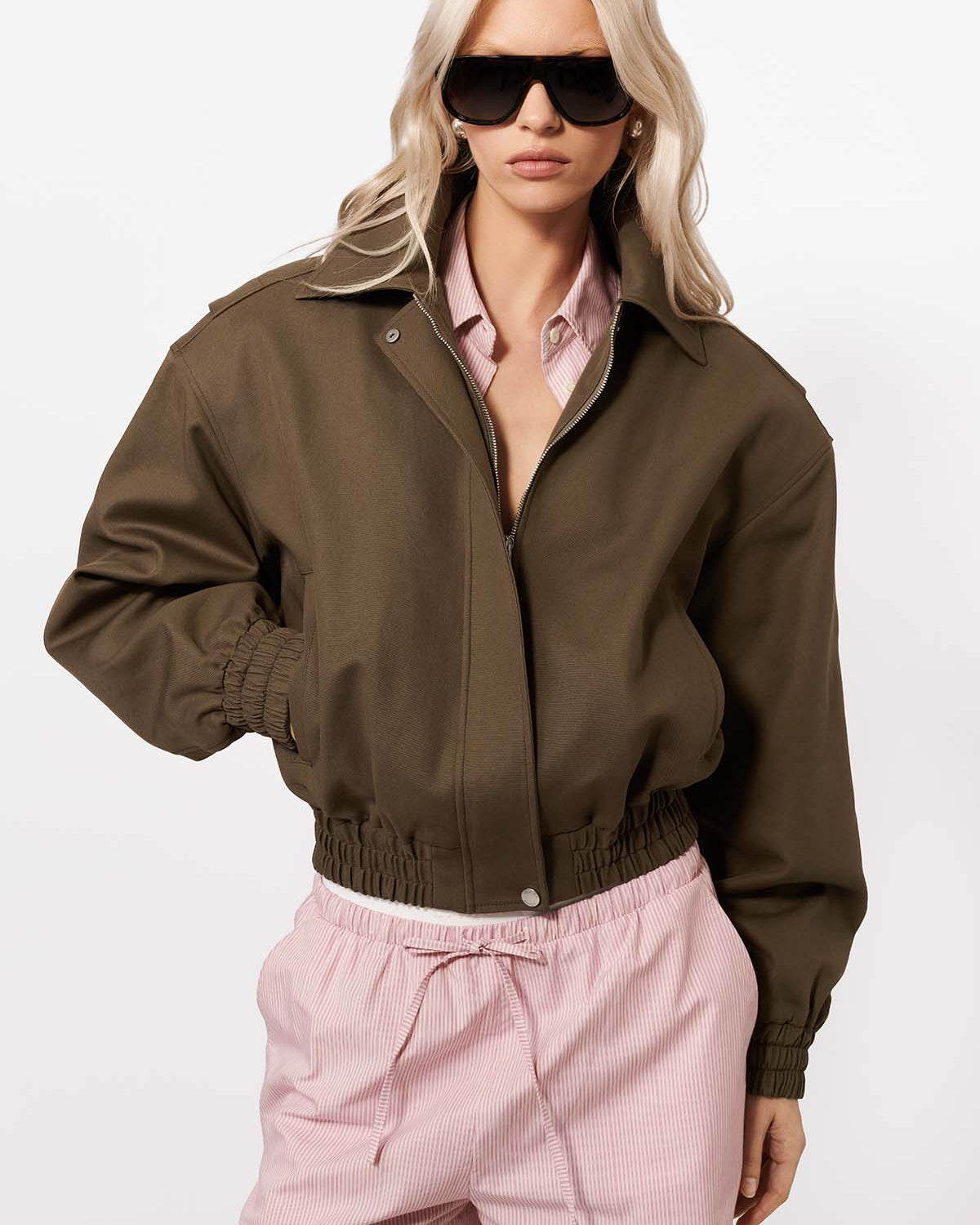 KURTKA GLASGOW DARK OLIVE