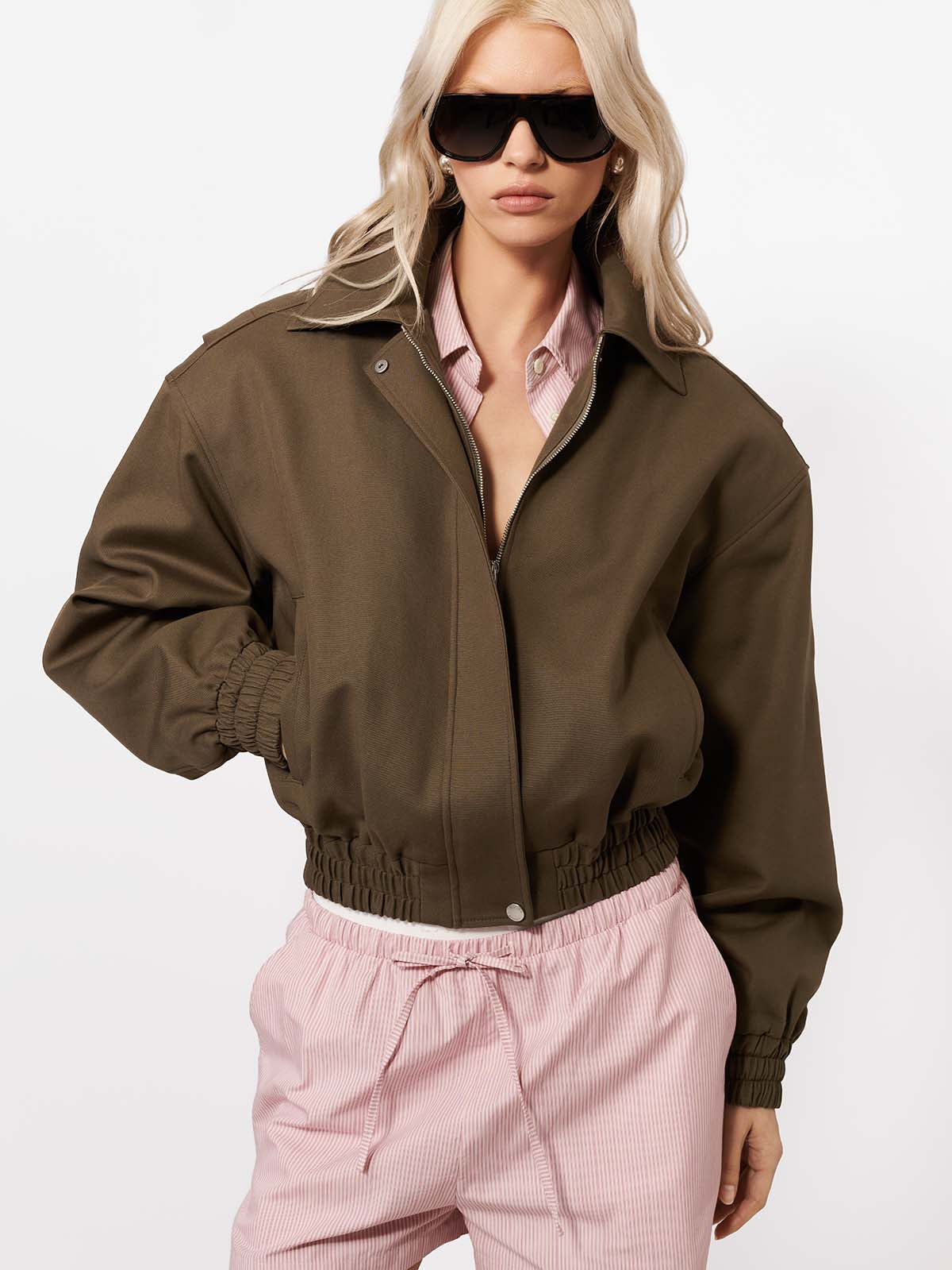 KURTKA GLASGOW DARK OLIVE