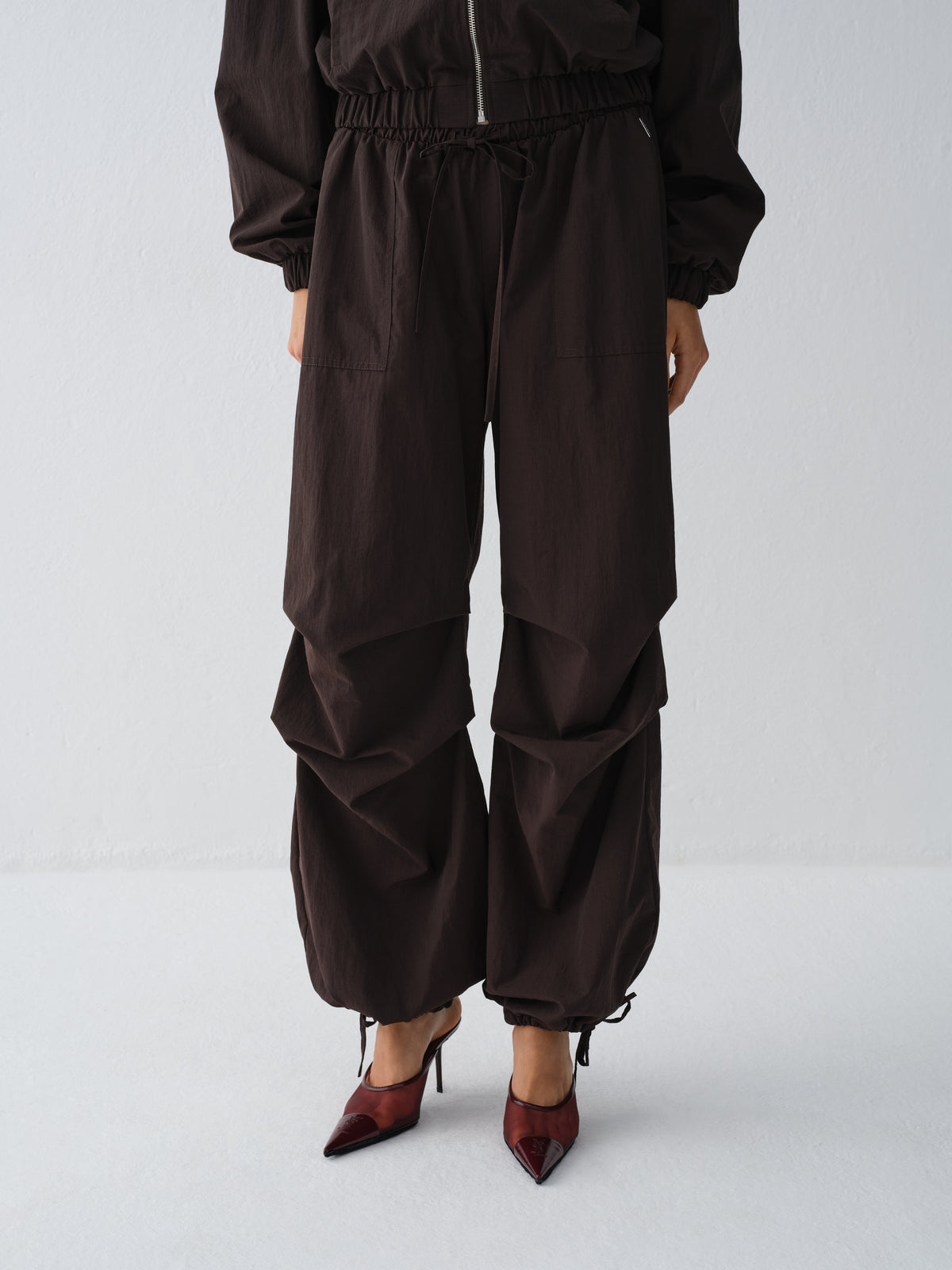 ETTE DARK CHOCOLATE TROUSERS