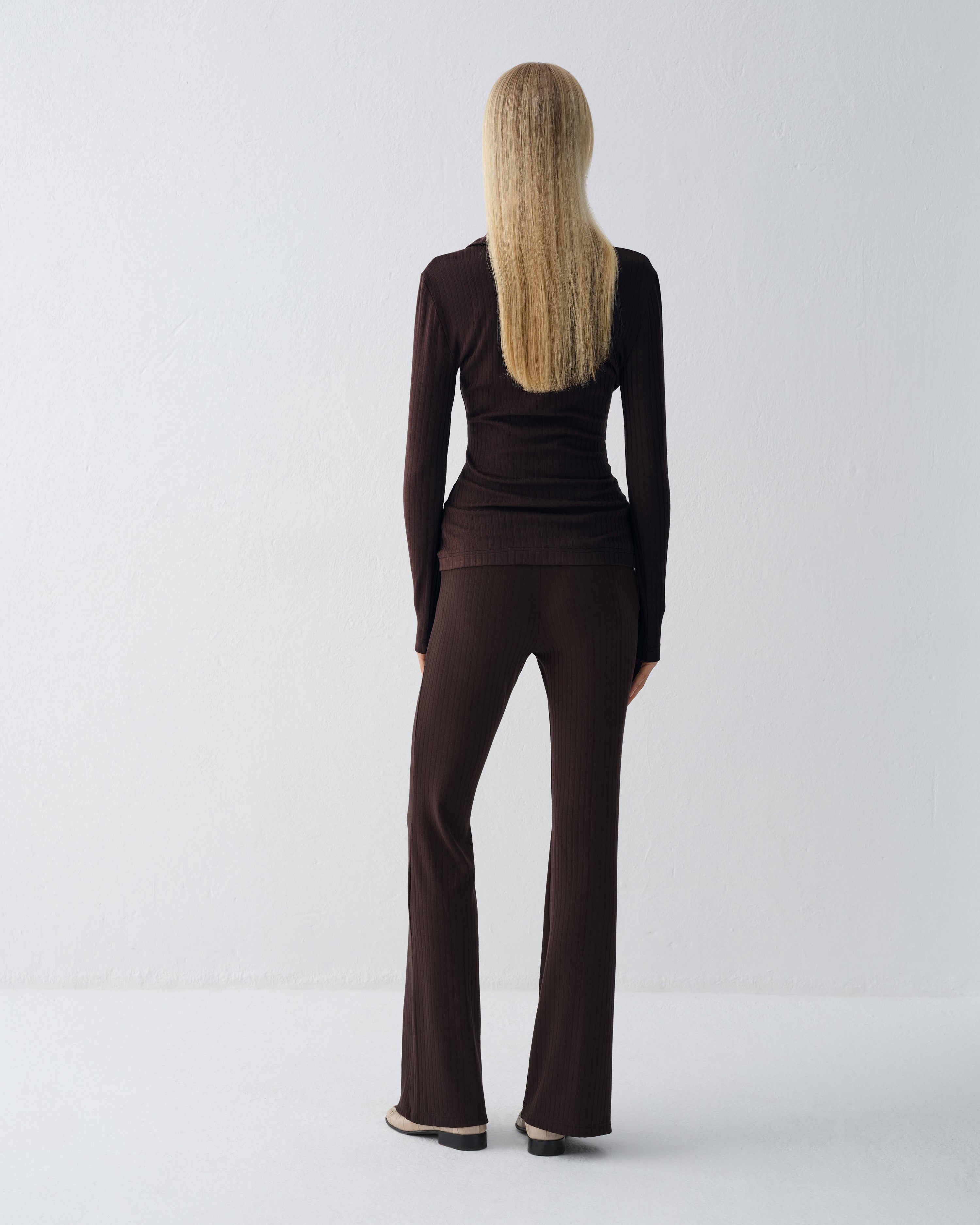 BLUZKA COMELLE DARK CHOCOLATE