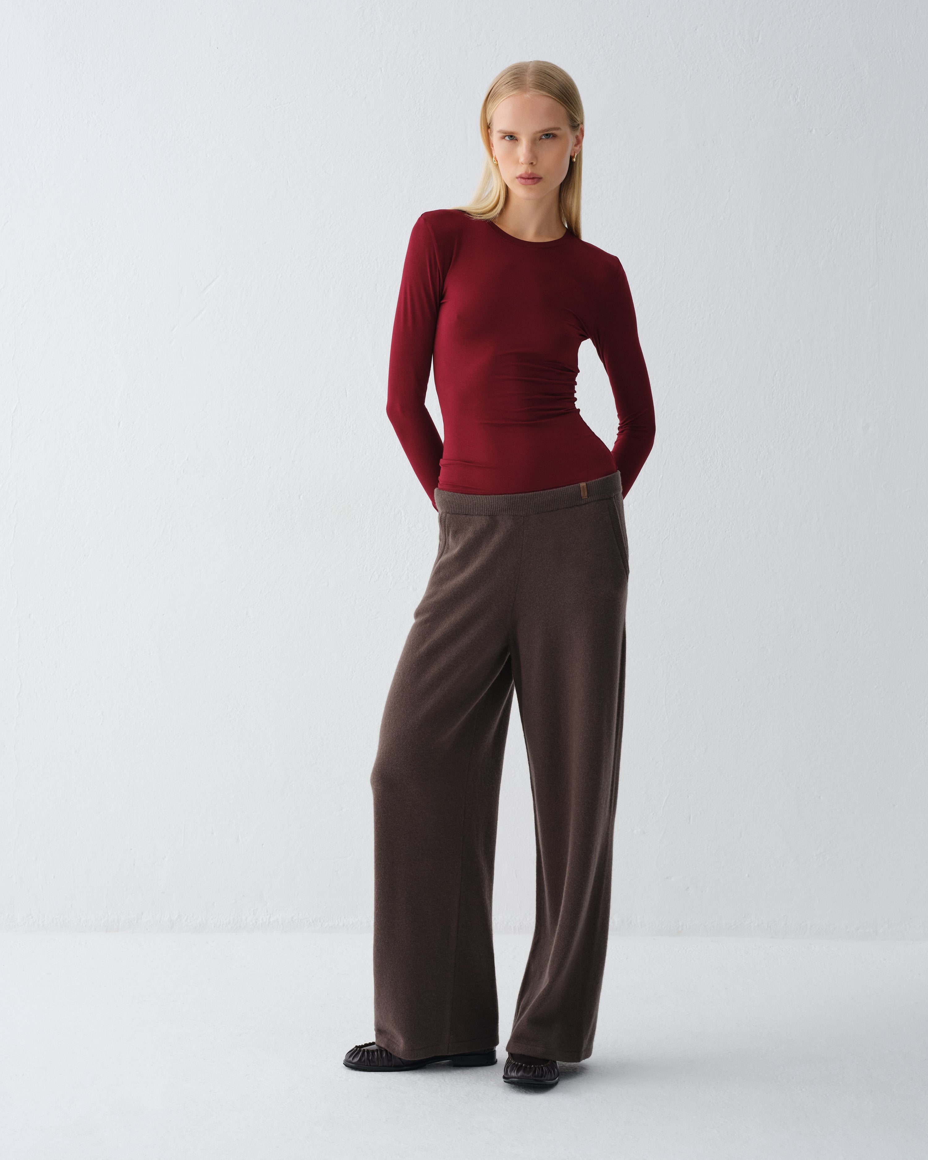 LONGSLEEVE APRIL BURGUNDY