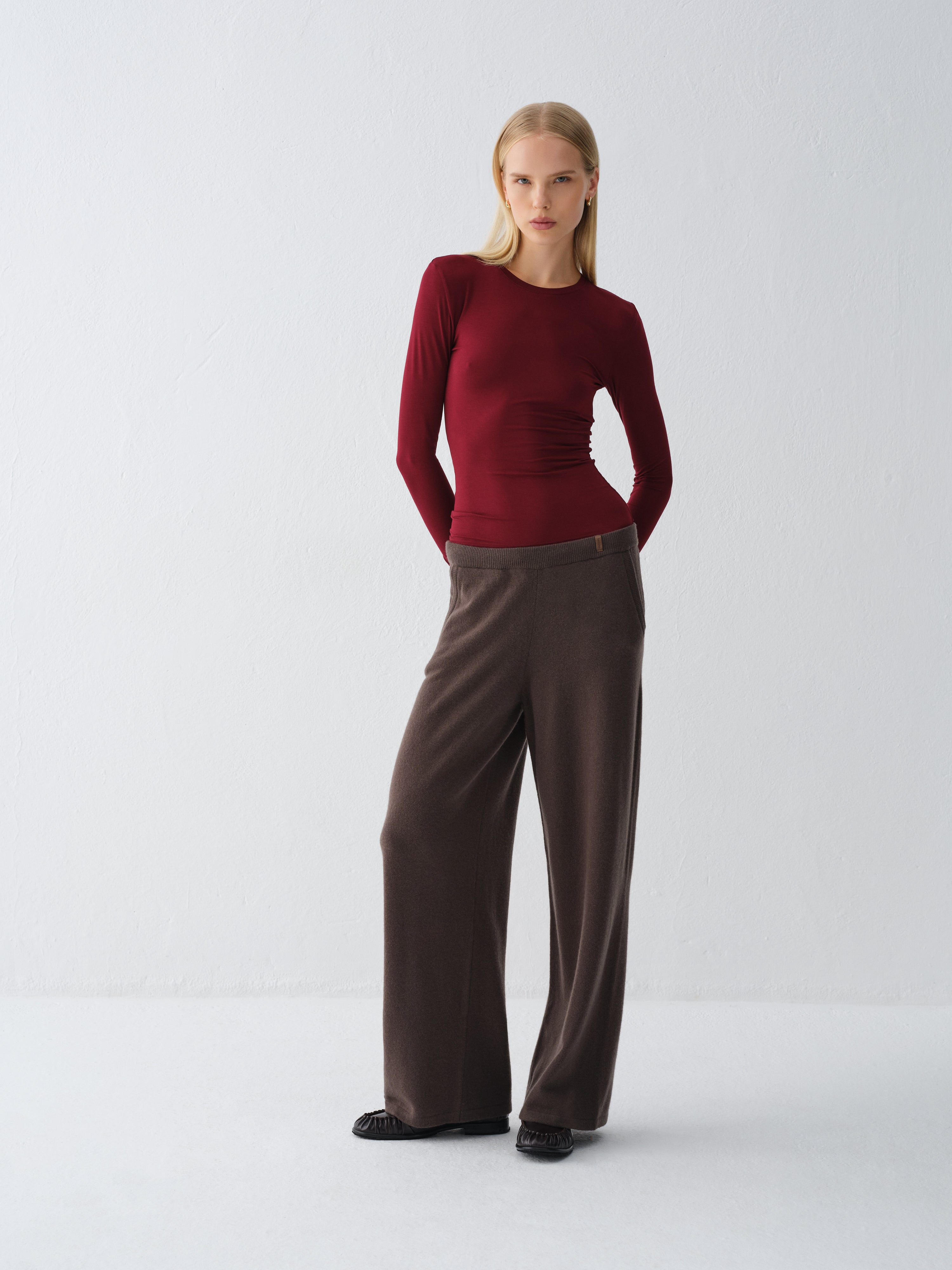 LONGSLEEVE APRIL BURGUNDY